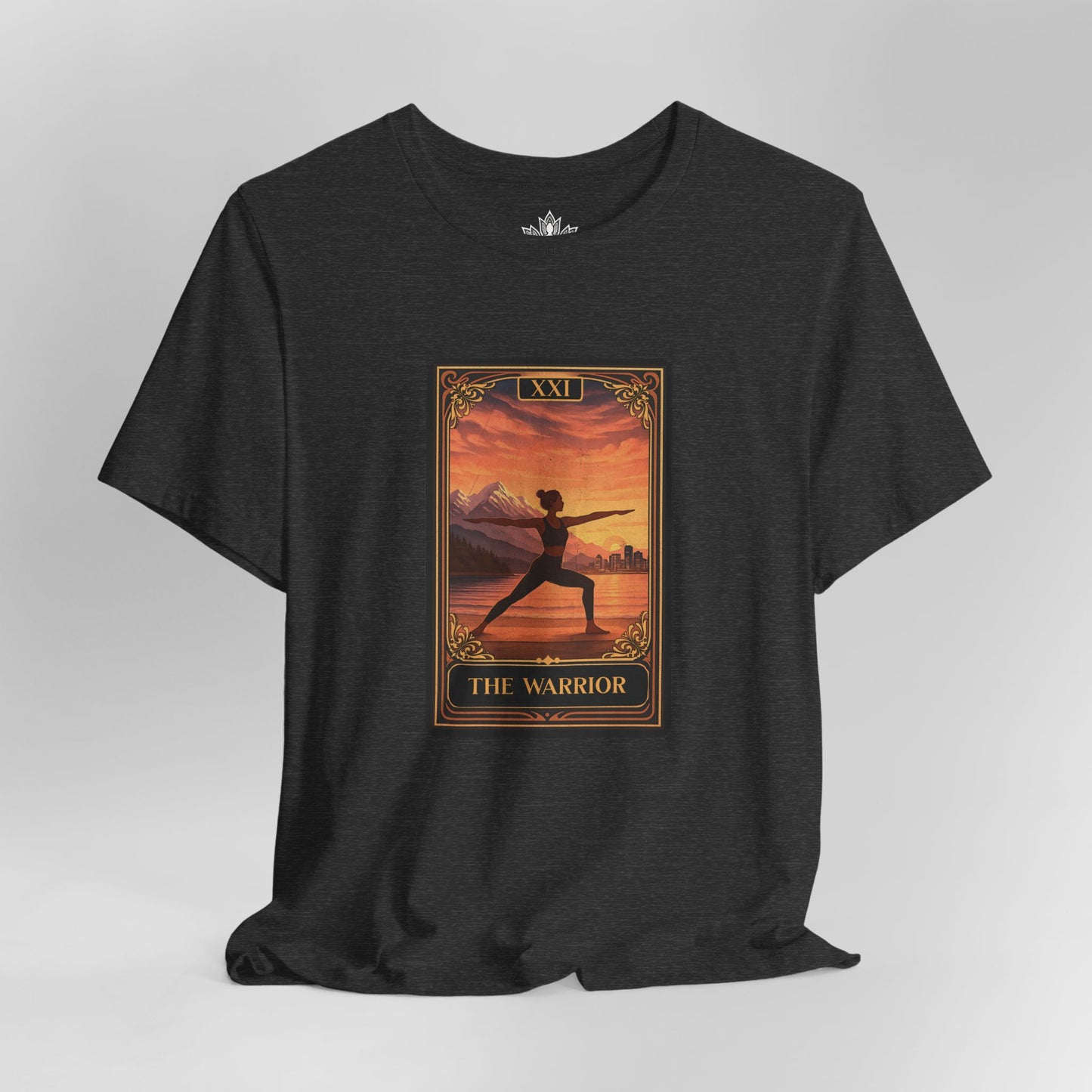 Vancouver Warrior Pose – Tarot Card Yoga Tee