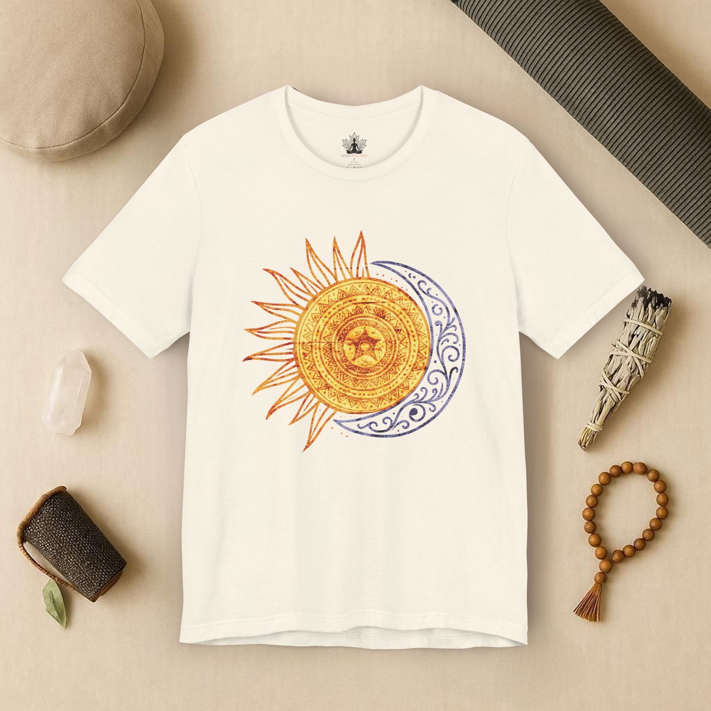 Sun & Moon Yin Yang Yoga Tee