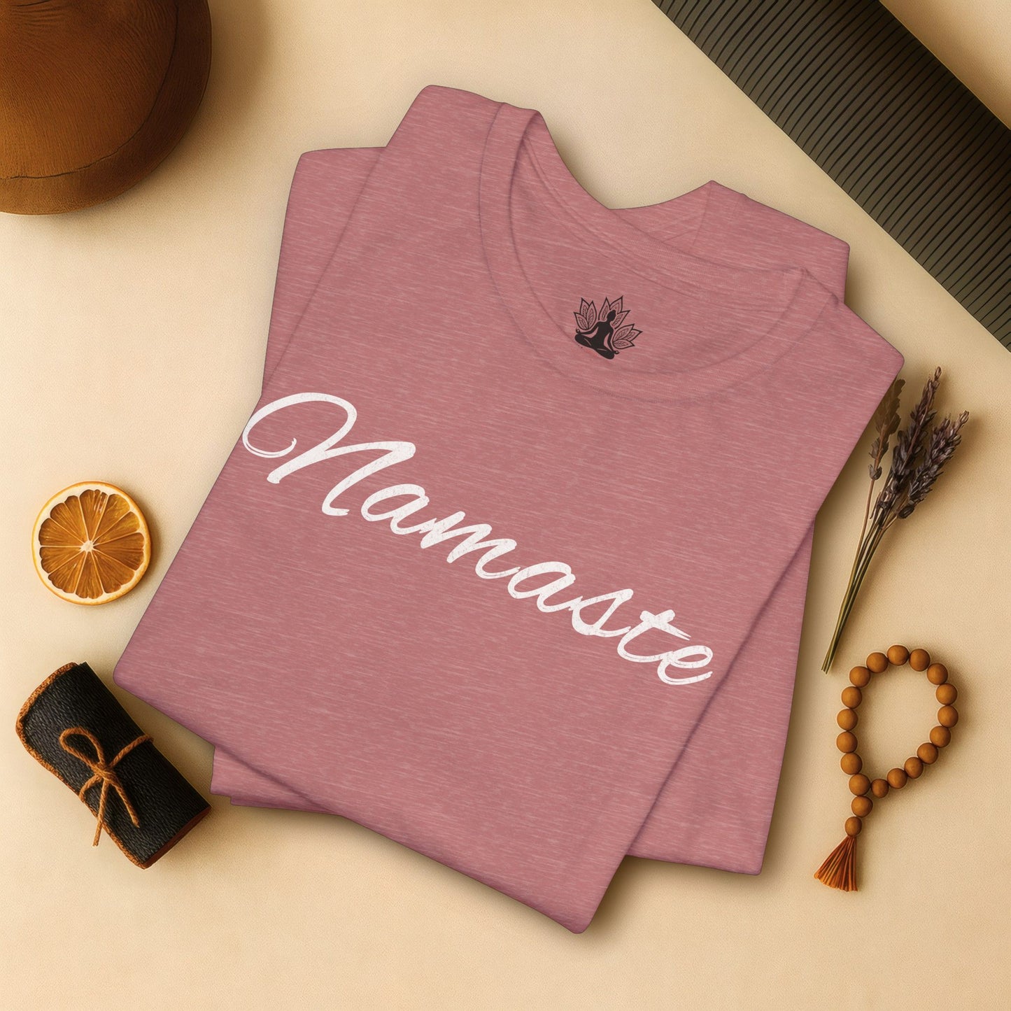 Namaste Luxe – Classic Yoga Minimalist Tee