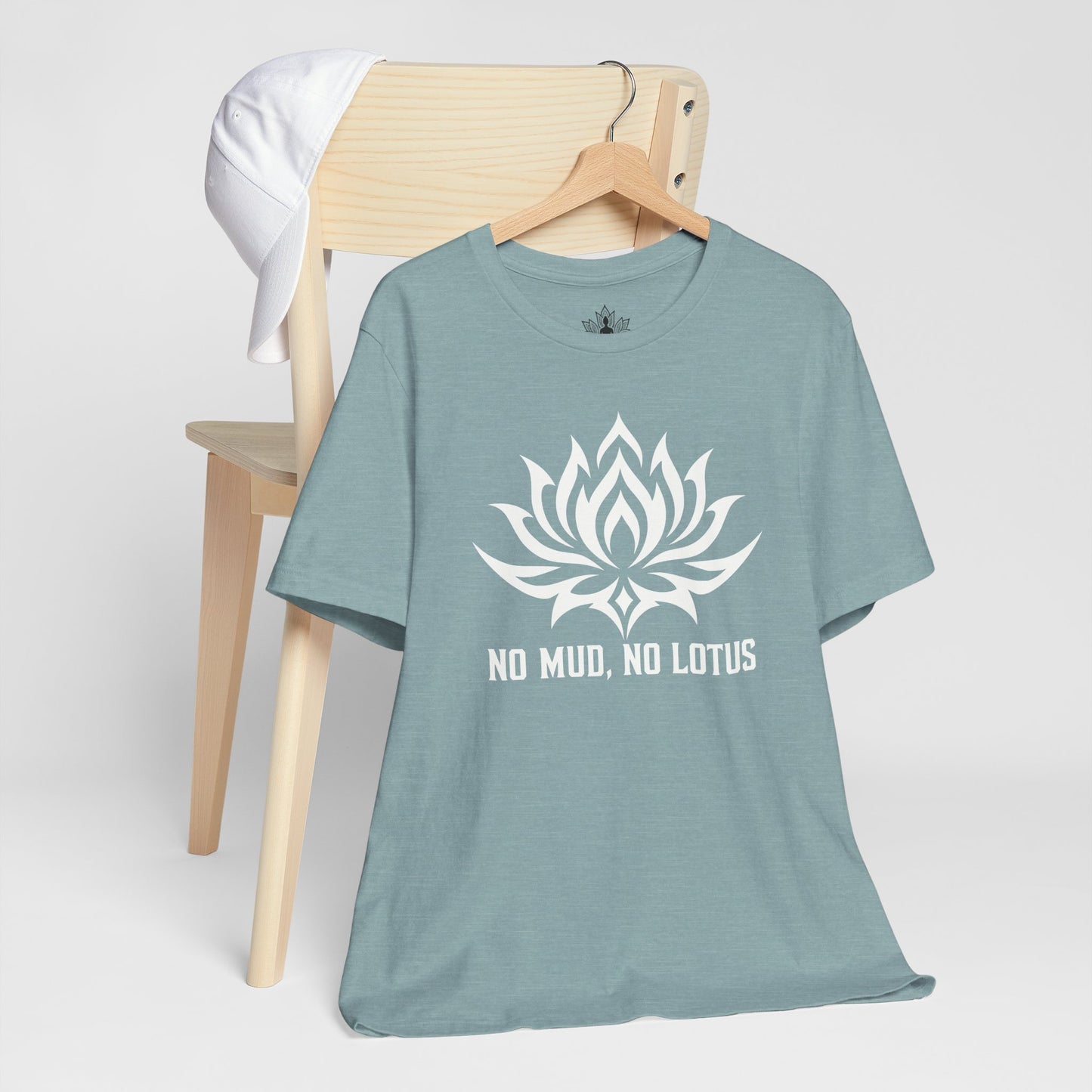 No Mud, No Lotus Tribal Art Men Tee