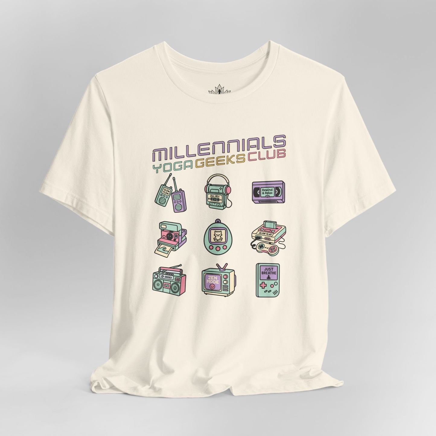 Yoga Geeks – Retro Millennials Tee