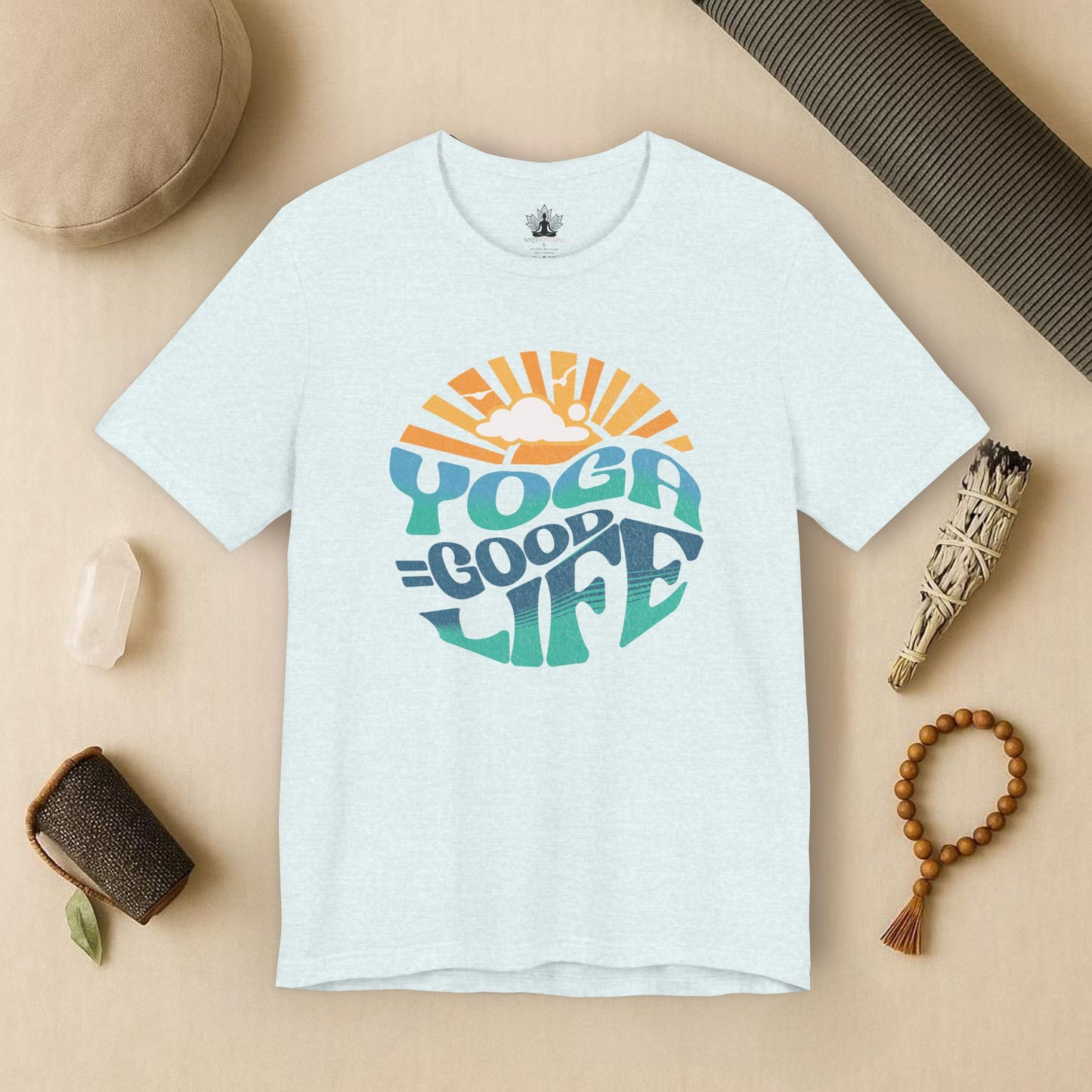 Yoga = Good Life - Happy Vintage Tee