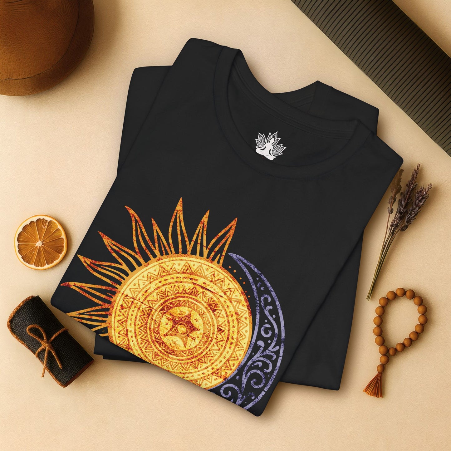 Sun & Moon Yin Yang Yoga Tee