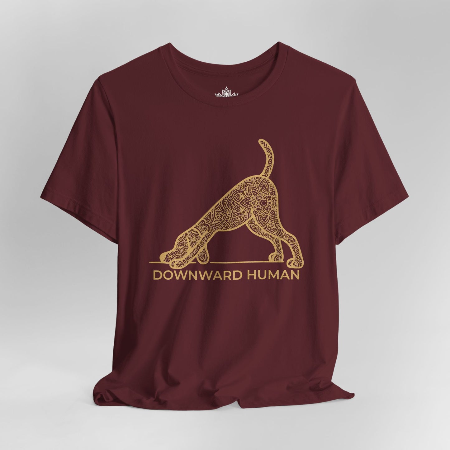 Downward Human – Mandala Dog Yoga Tee