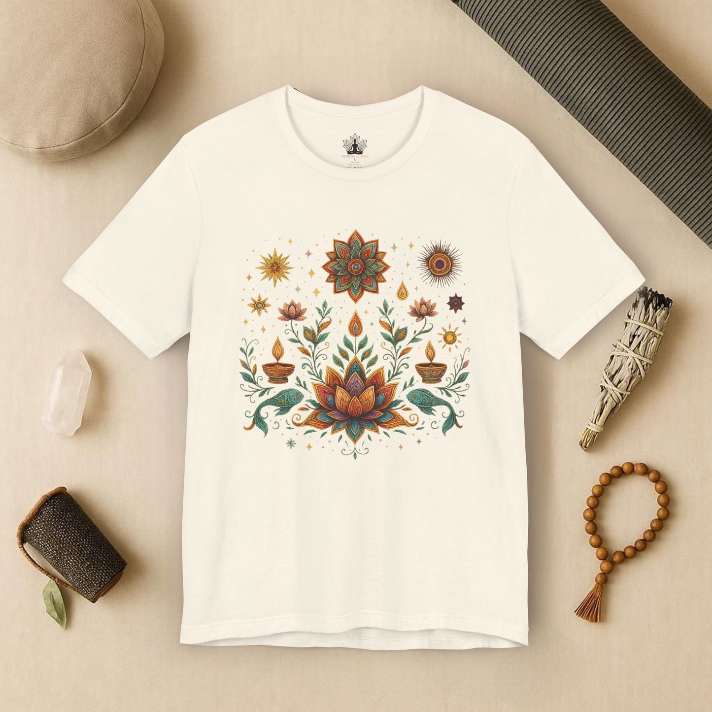 Mystic Lotus Bloom - Spiritual Energy Tee