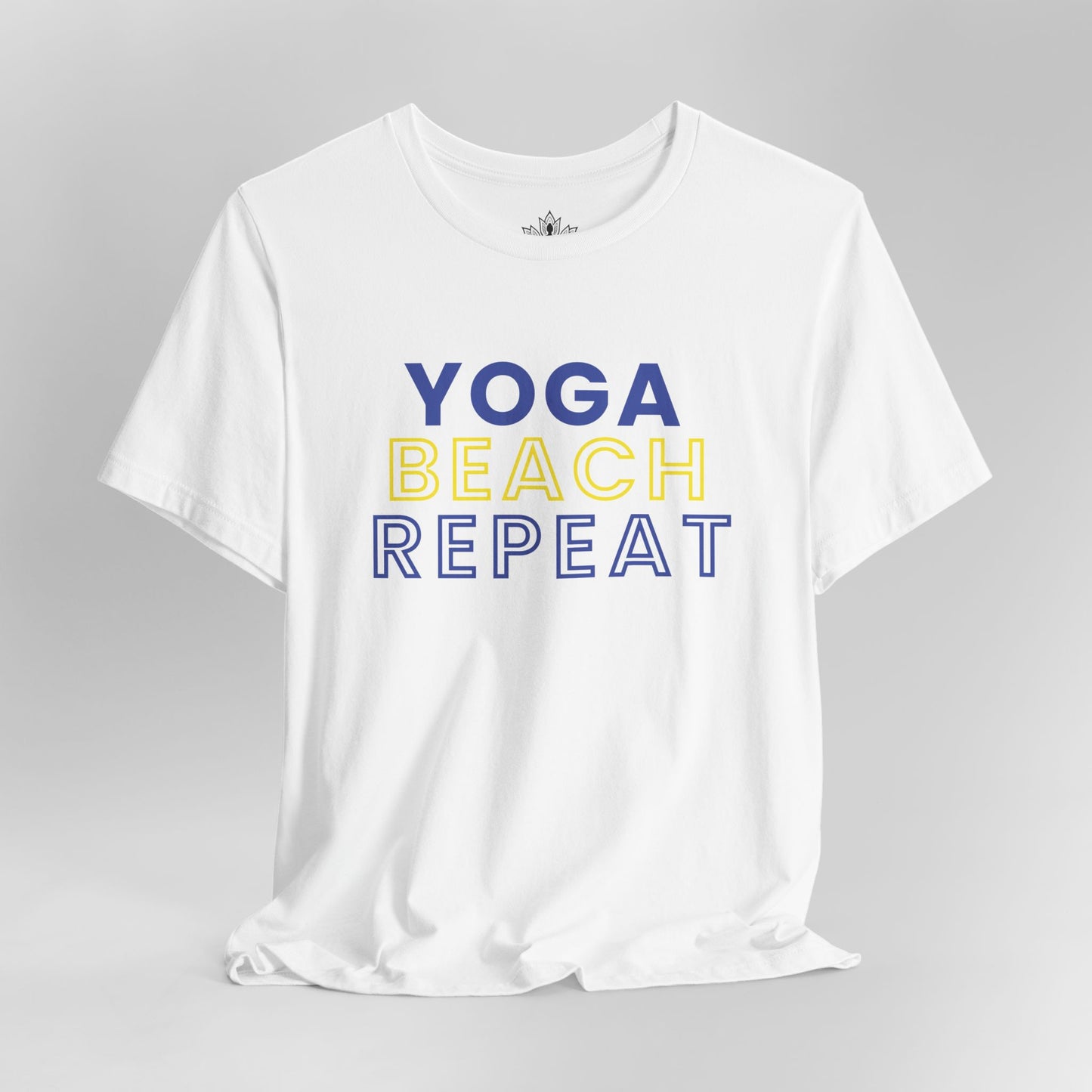 Yoga Beach Repeat – Summer 25 Edition Tee