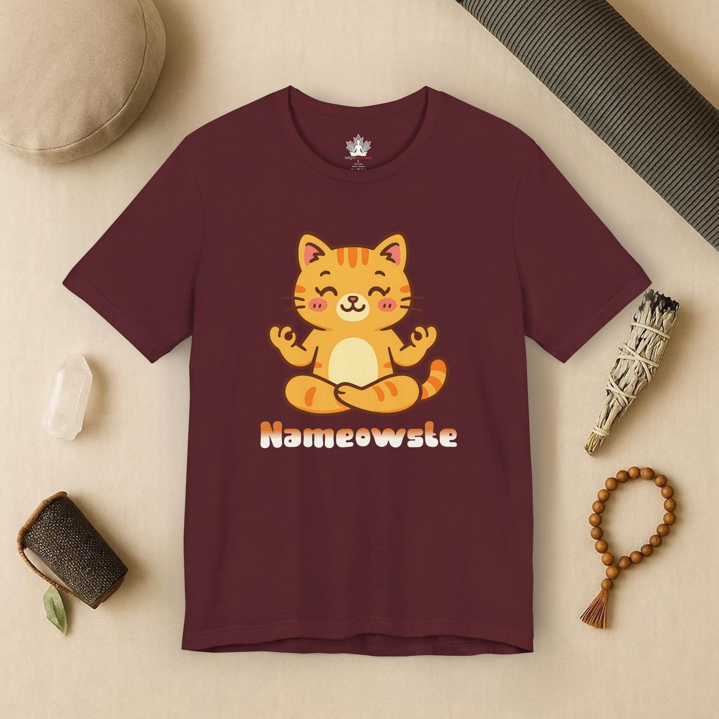 Kawaii Cat Yoga – Nameowste Tee