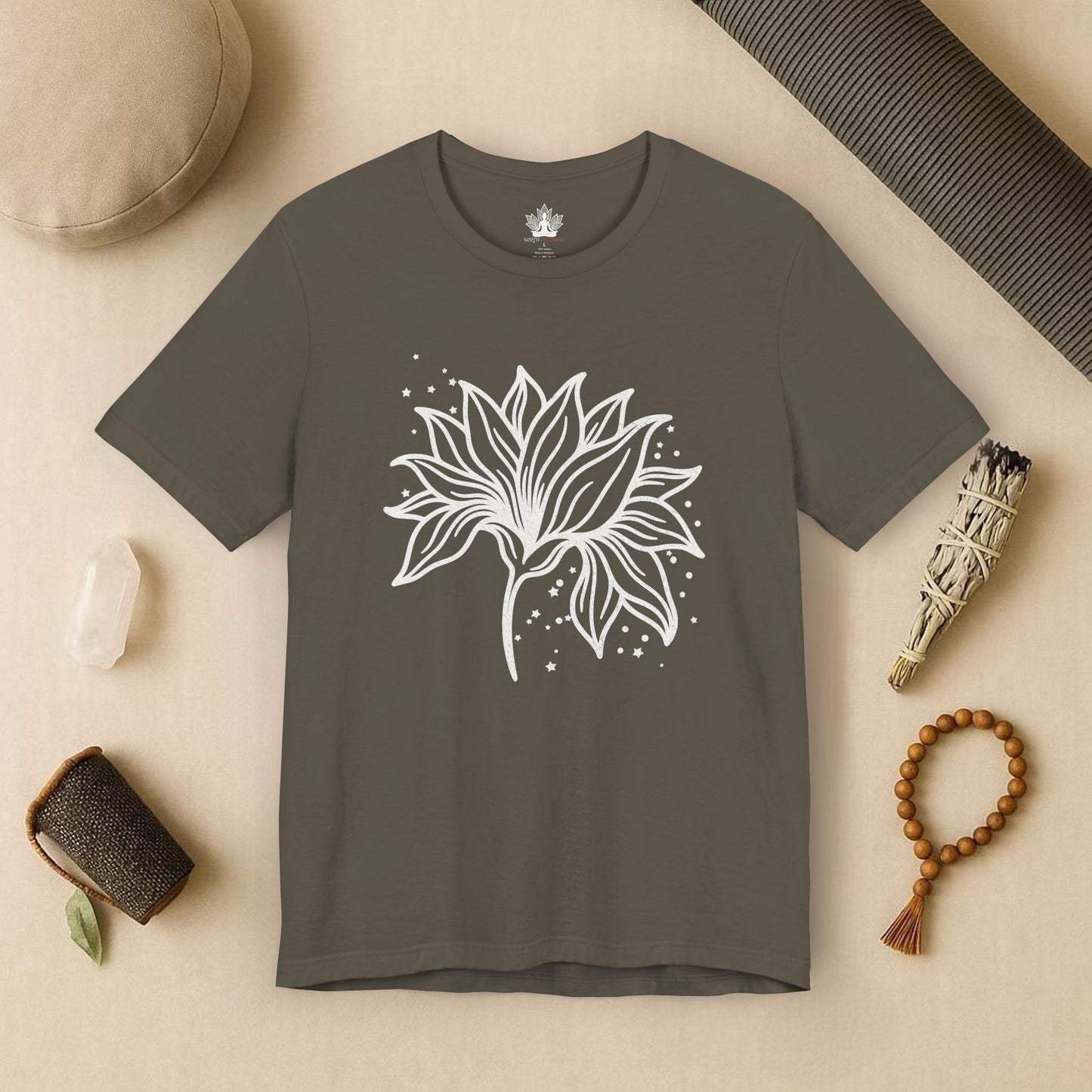 Mystic Lotus Bloom – Calm Energy Tee
