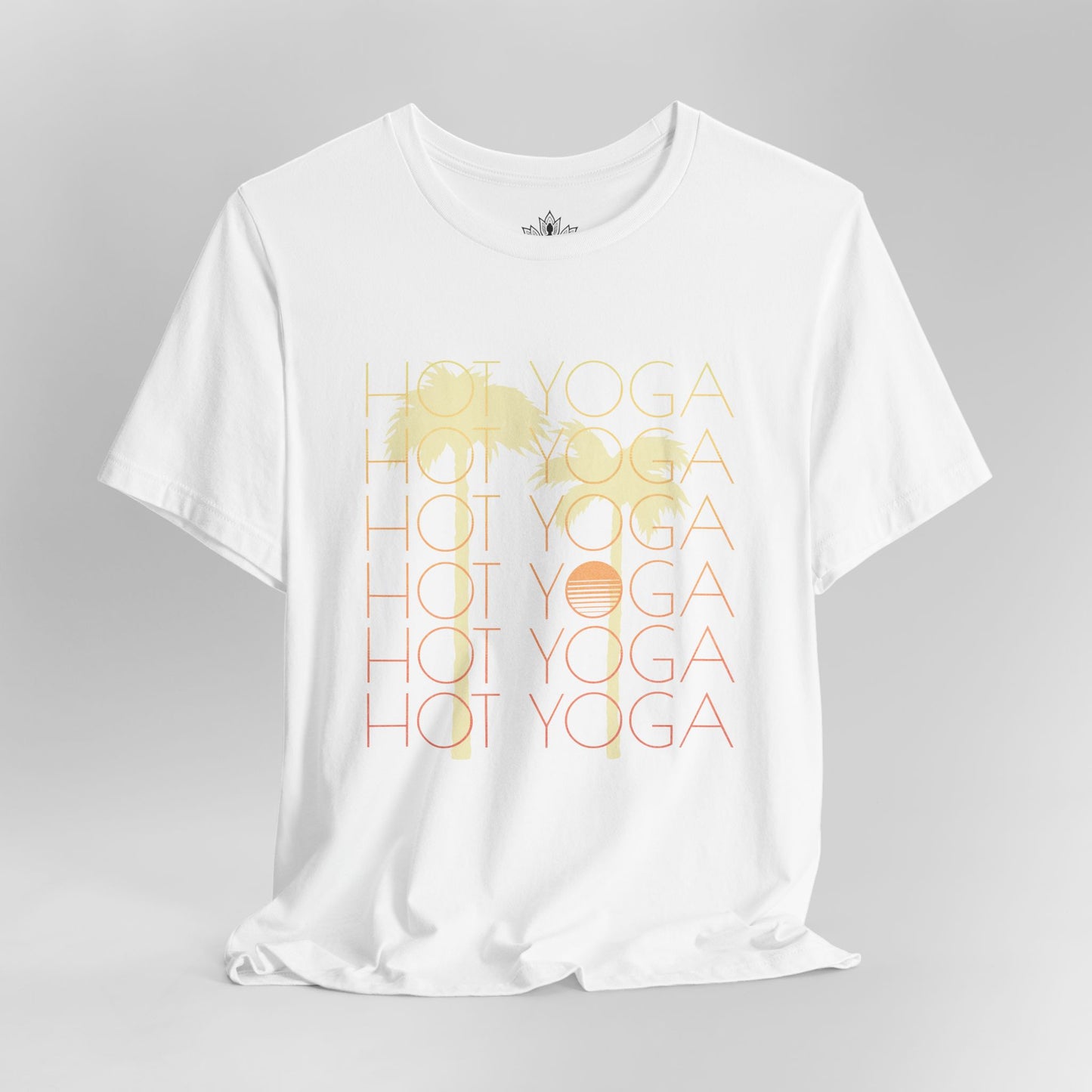 Hot Yoga Vibes - Palm Sunset Tee