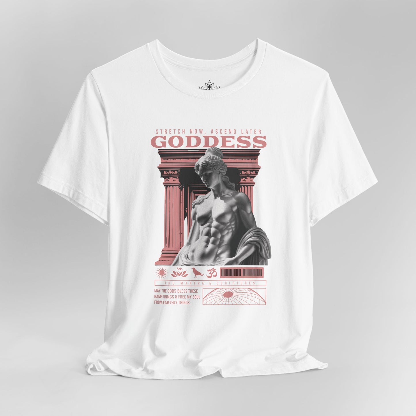 Greek Yoga Goddess – Stretch & Ascend Tee