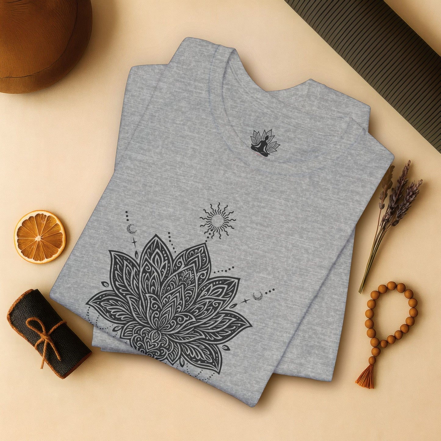 Celestial Lotus – Mystic Yoga Tee