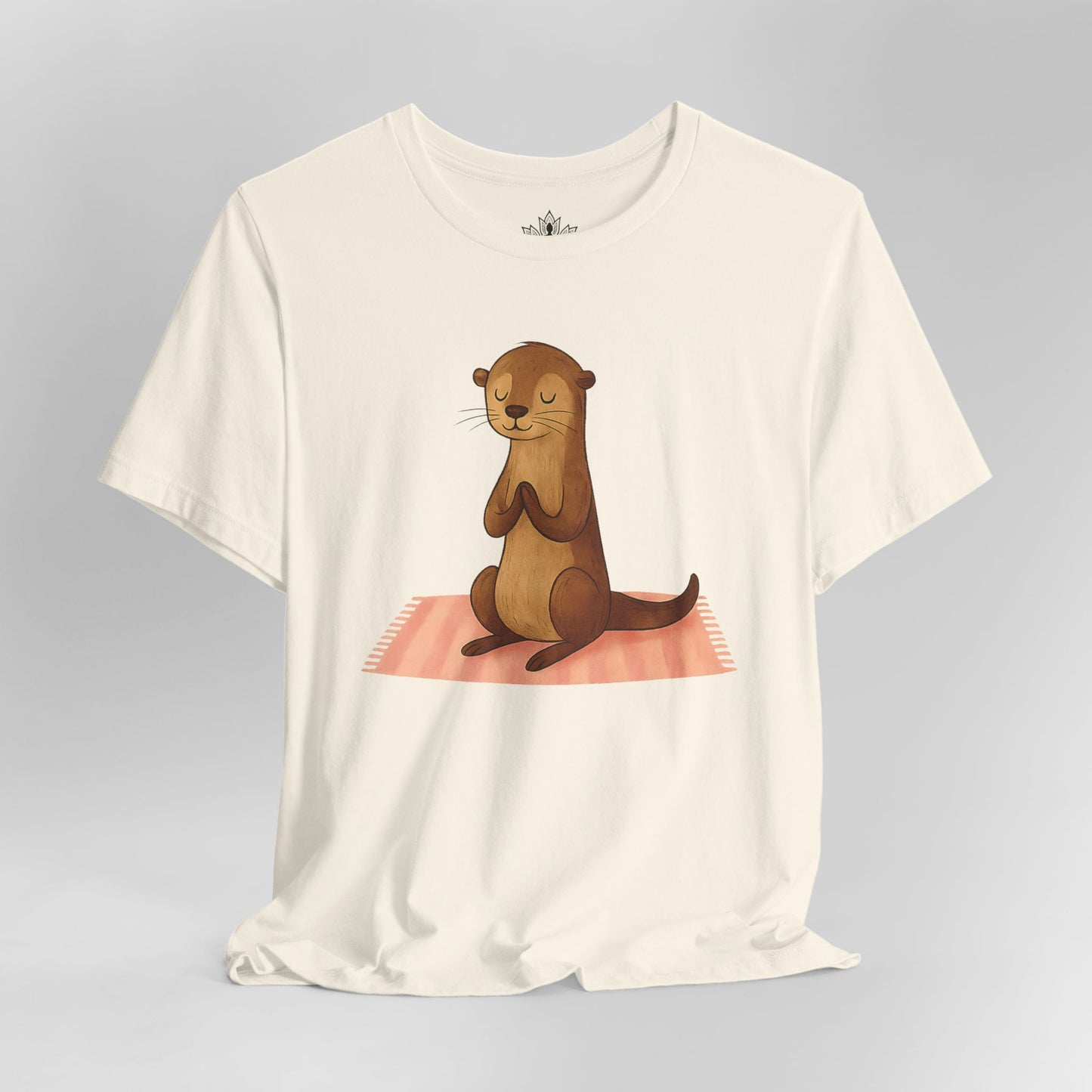 Peaceful Otter – Mindful Lotus Pose Tee