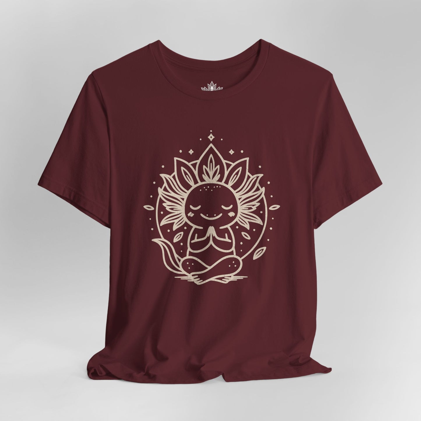Meditating Axolotl – Yoga Meditation Tee