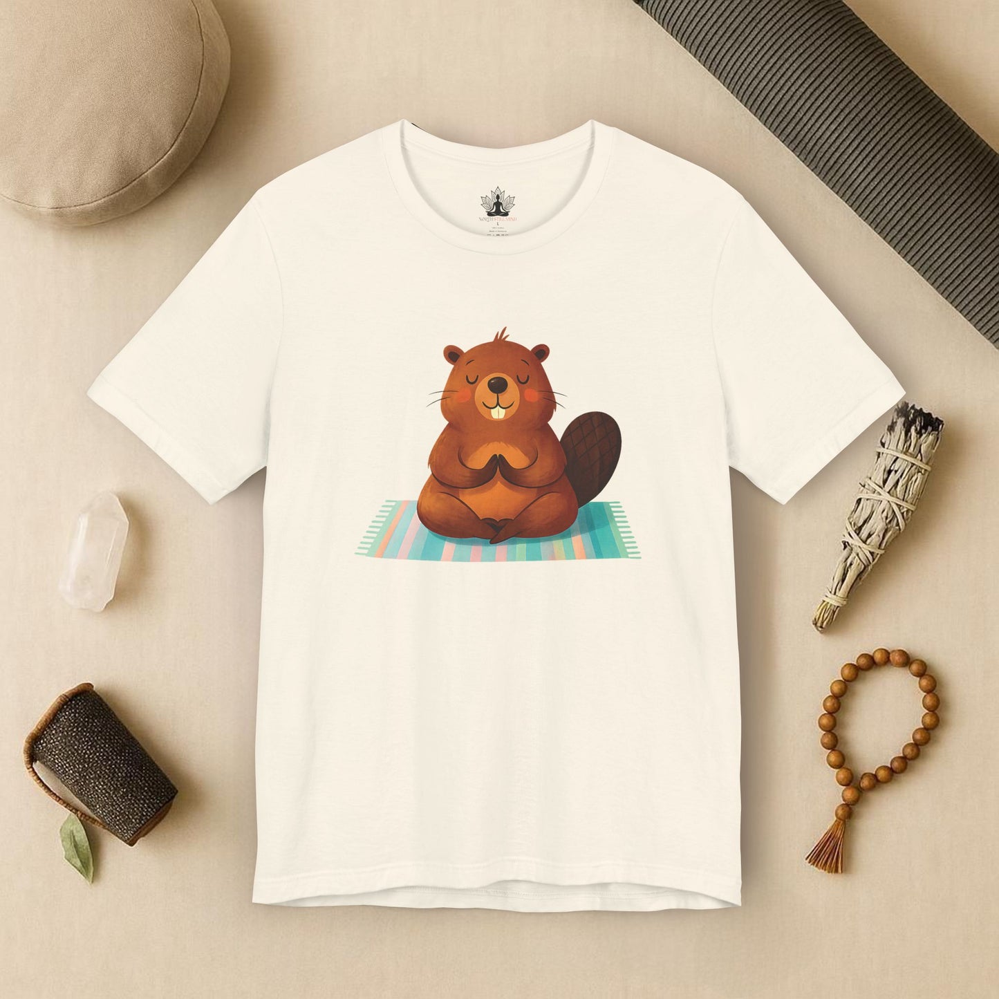 Namaste Beaver – Cute Yoga Tee