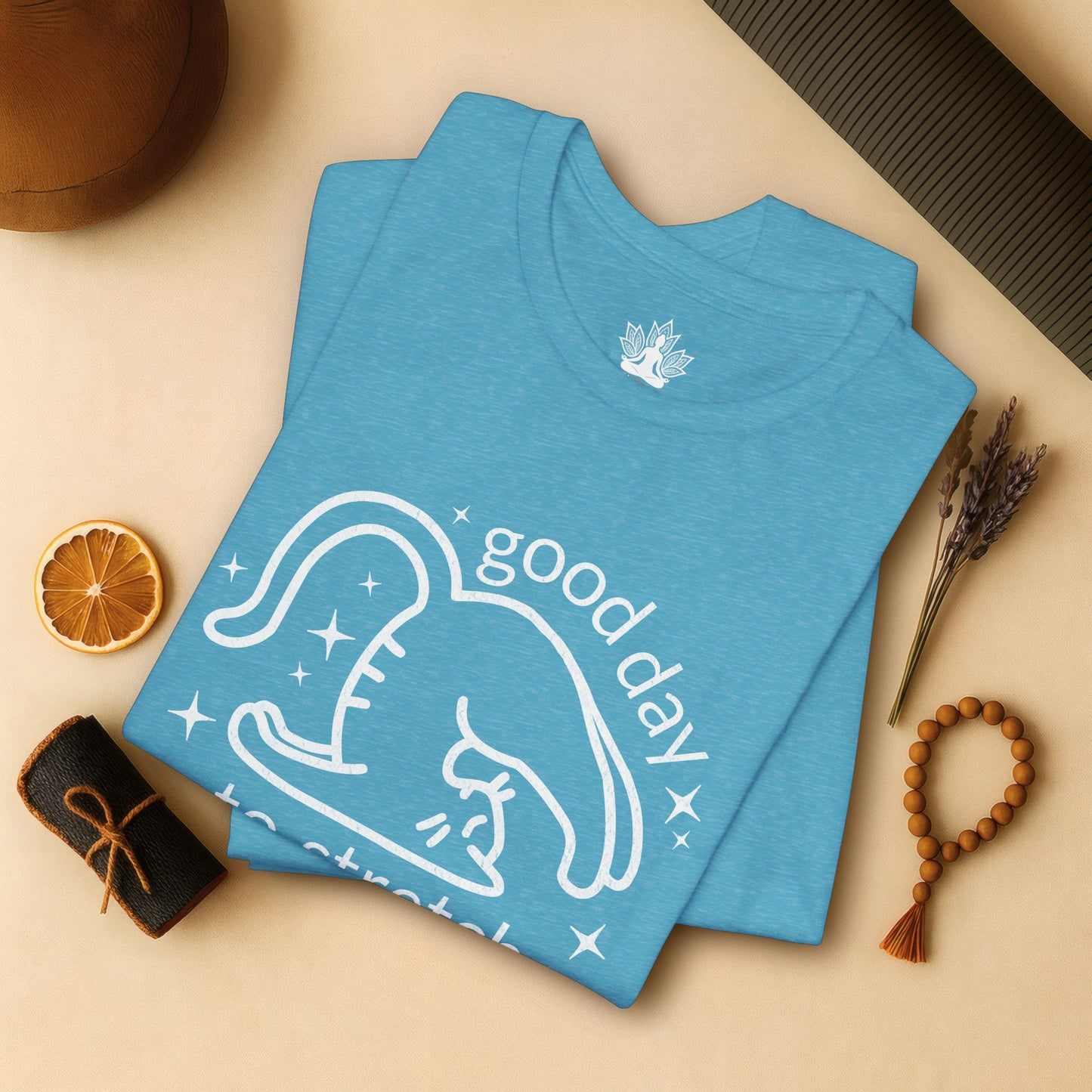 Cat Yoga “Good Day to Stretch” Tee