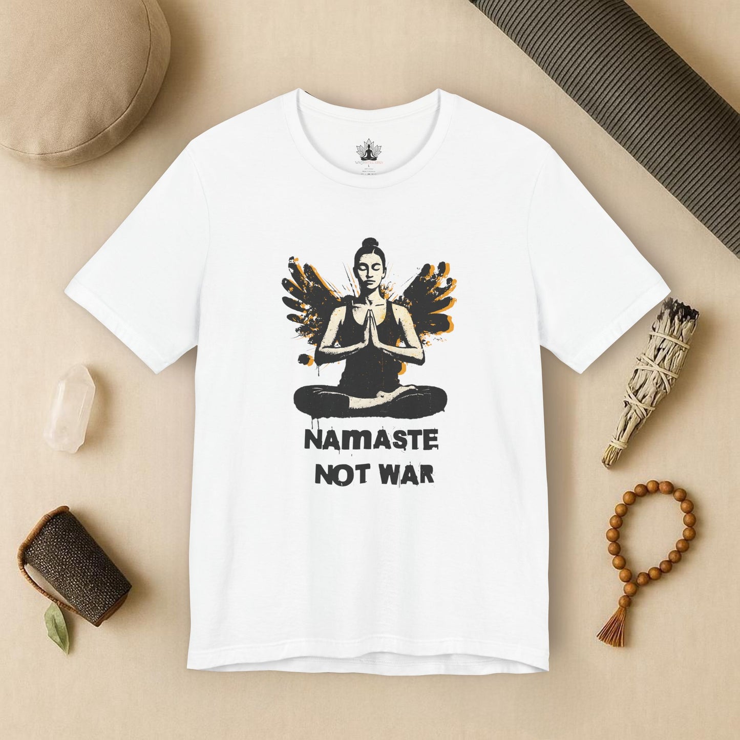 Namaste Not War – Urban Street Art Tee