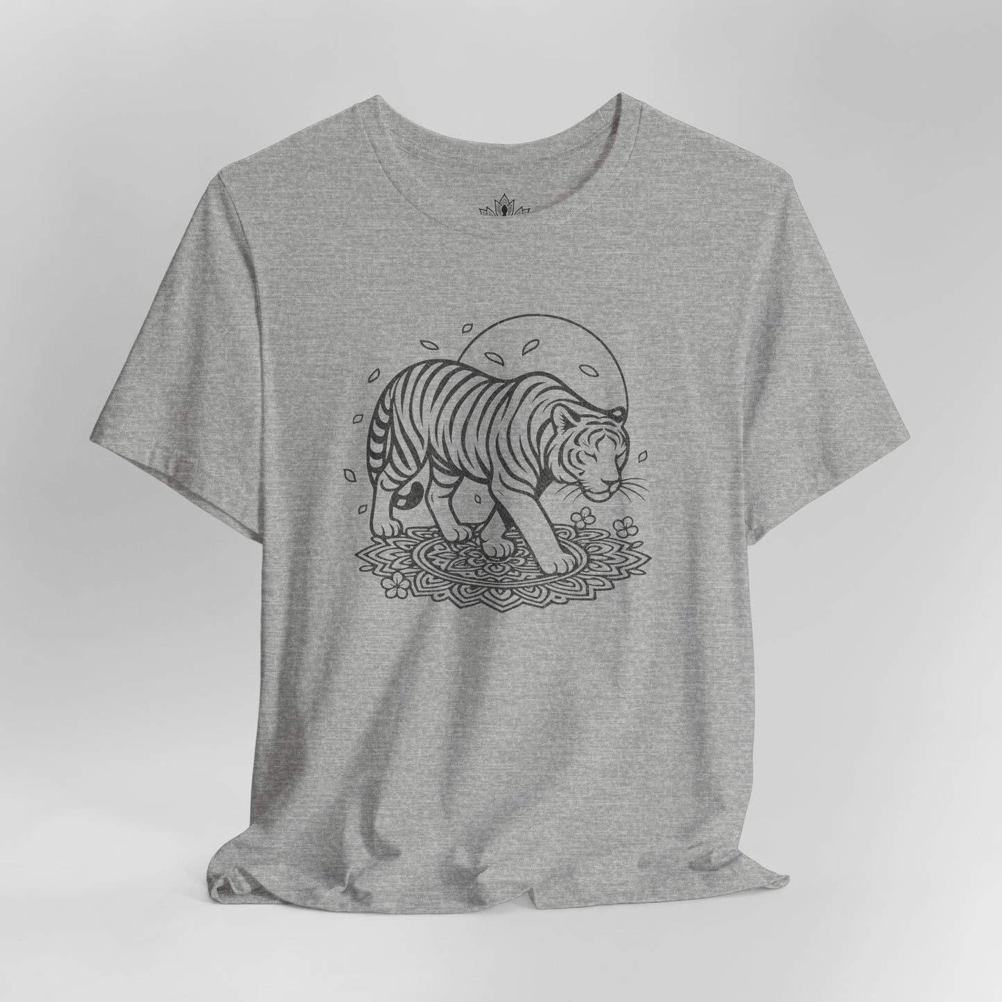 Peaceful Tiger – Mandala Flow Tee
