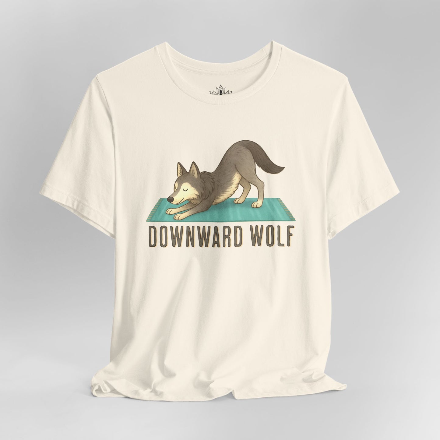Downward Wolf – Funny Yoga Animal Tee