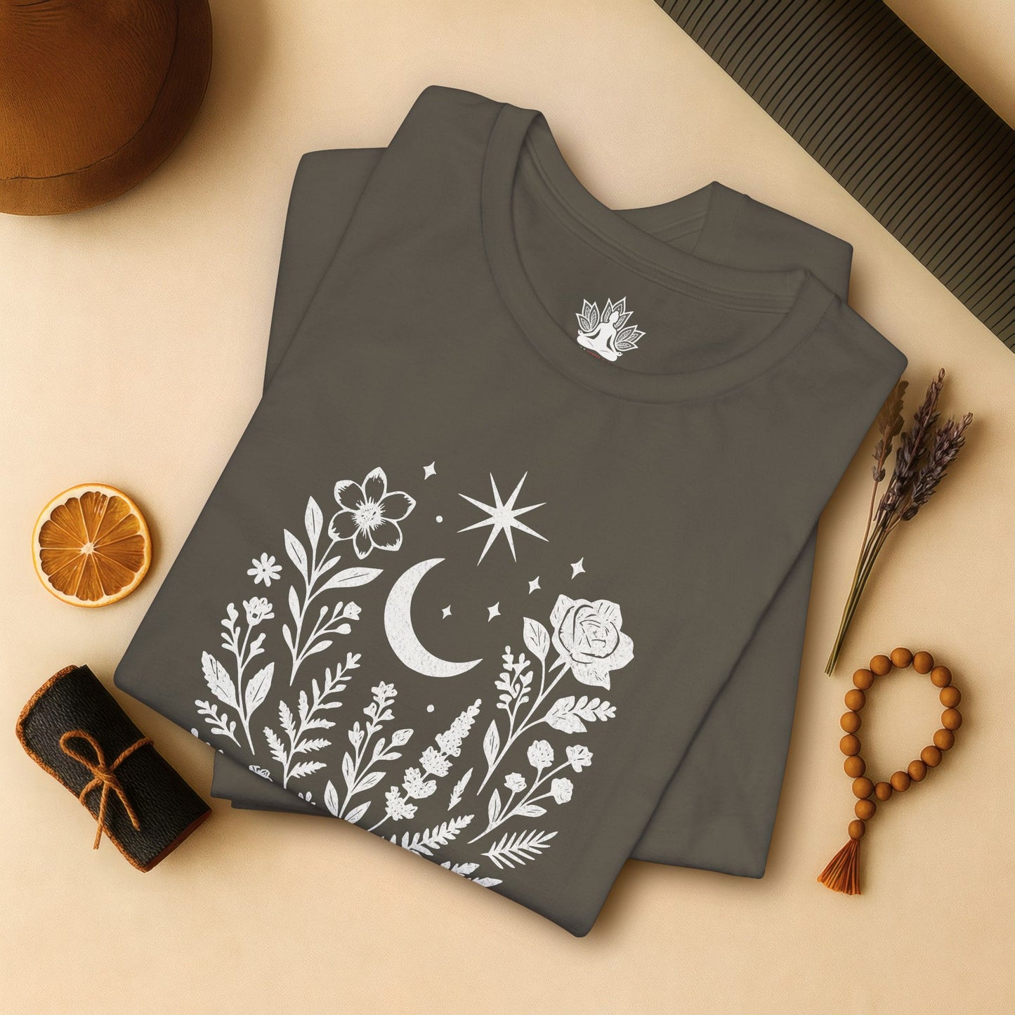 Namasté Bloom – Floral Yoga Tee