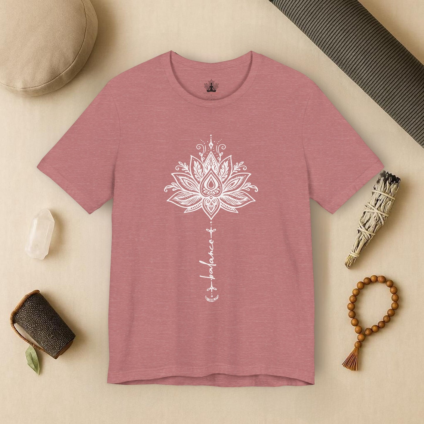 Balance Within – Lotus Yoga Tee