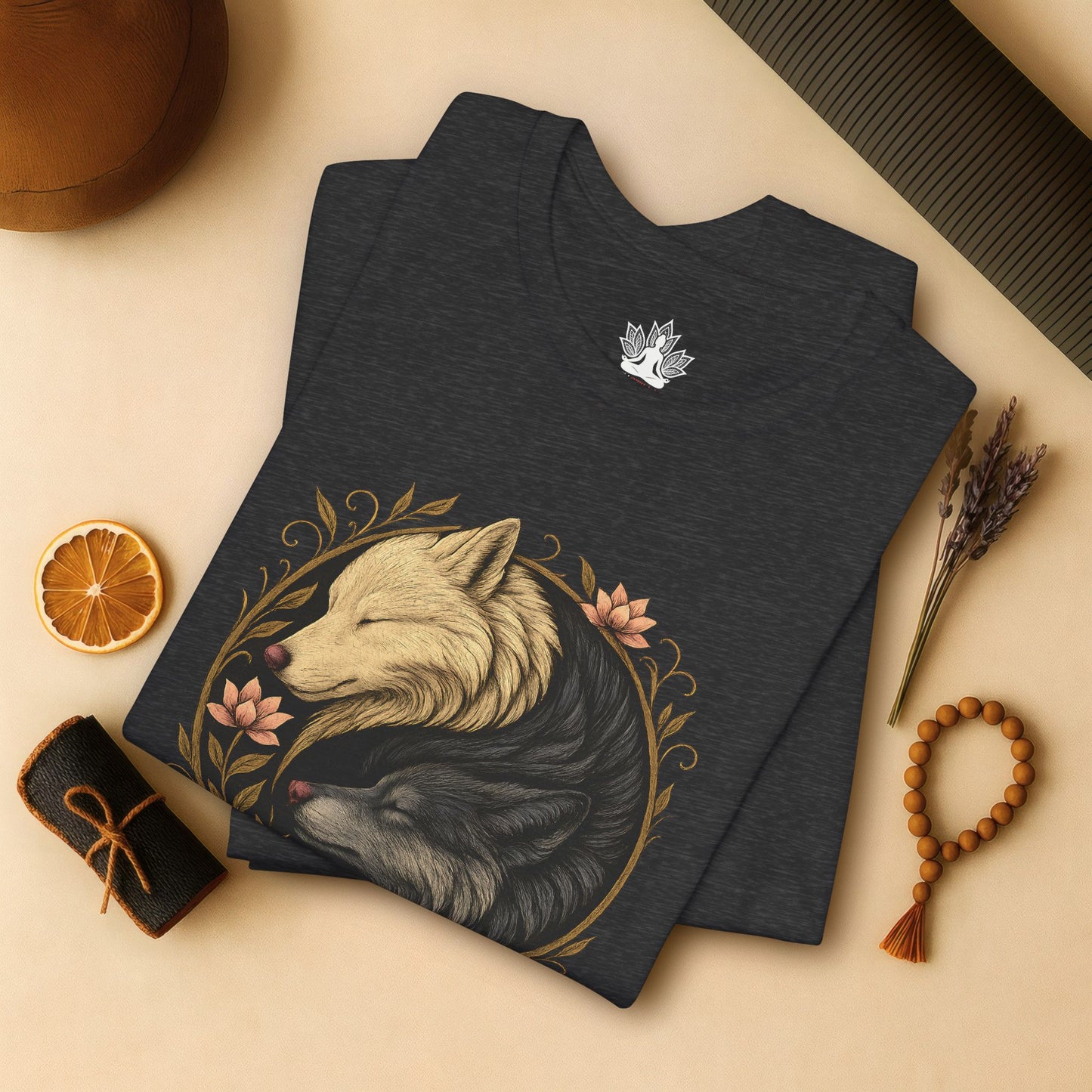 Yin Yang Wolves - Spiritual Balance Tee