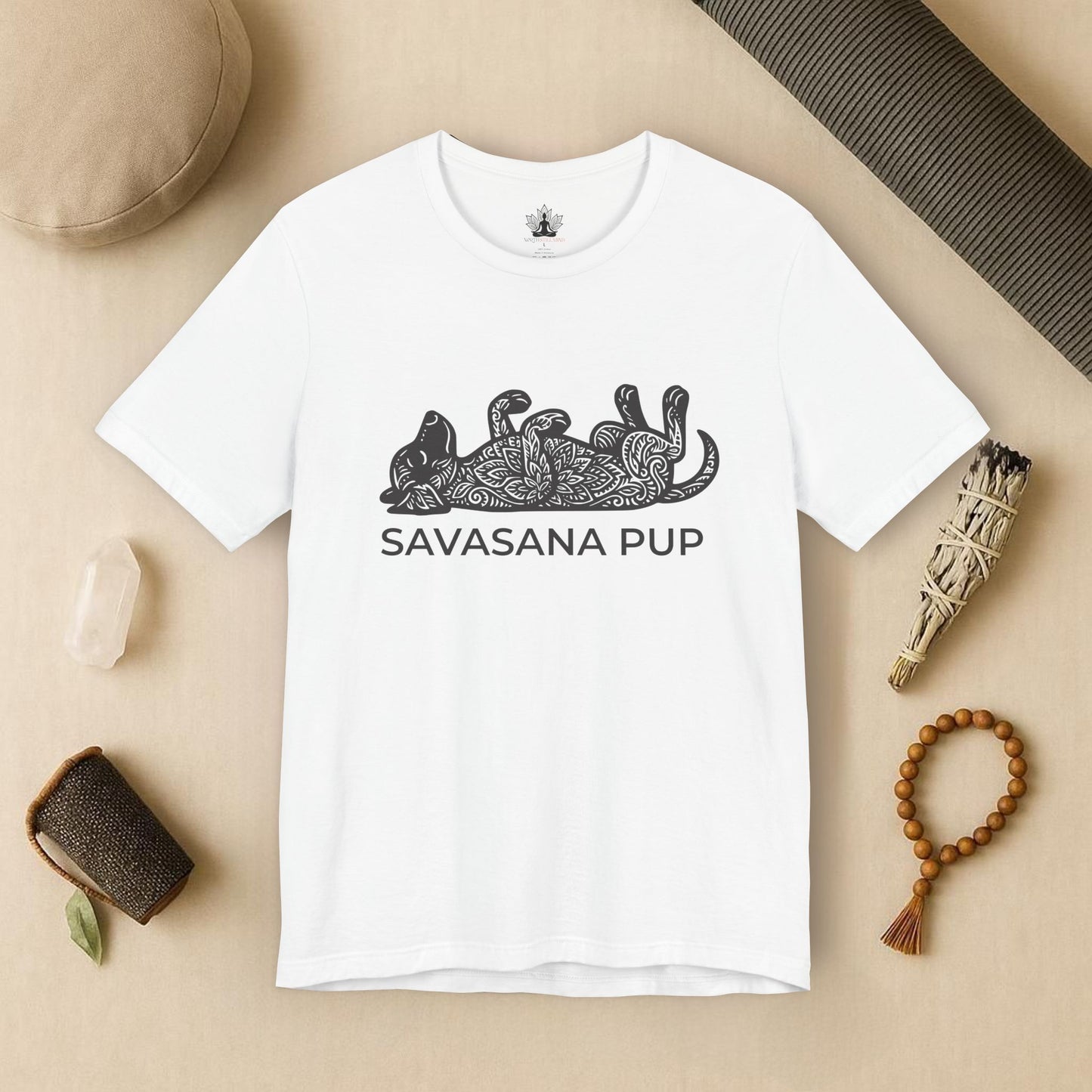 Chill Mandala Dog - Savasana Pup Tee