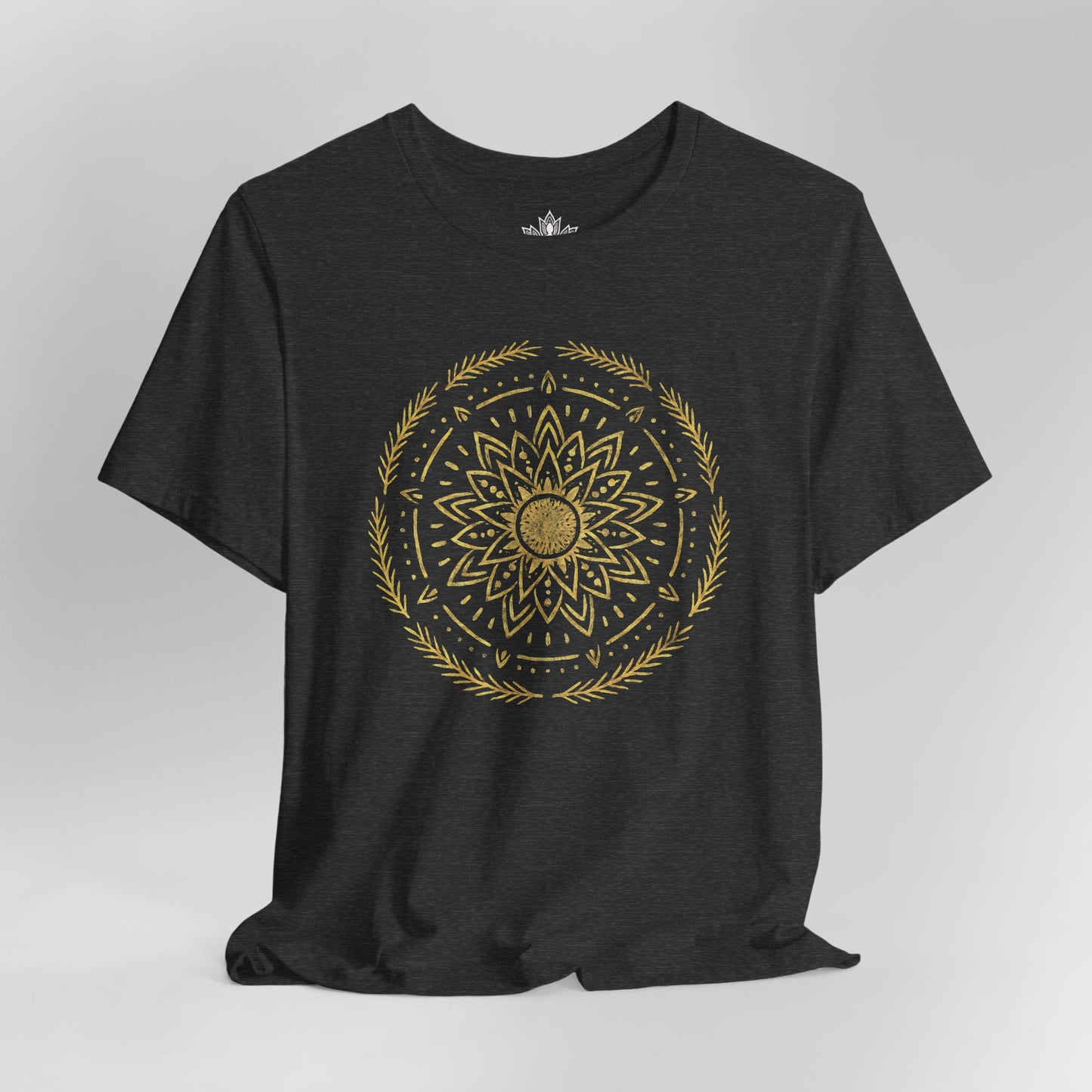 Golden Mandala – Sacred Balance Tee
