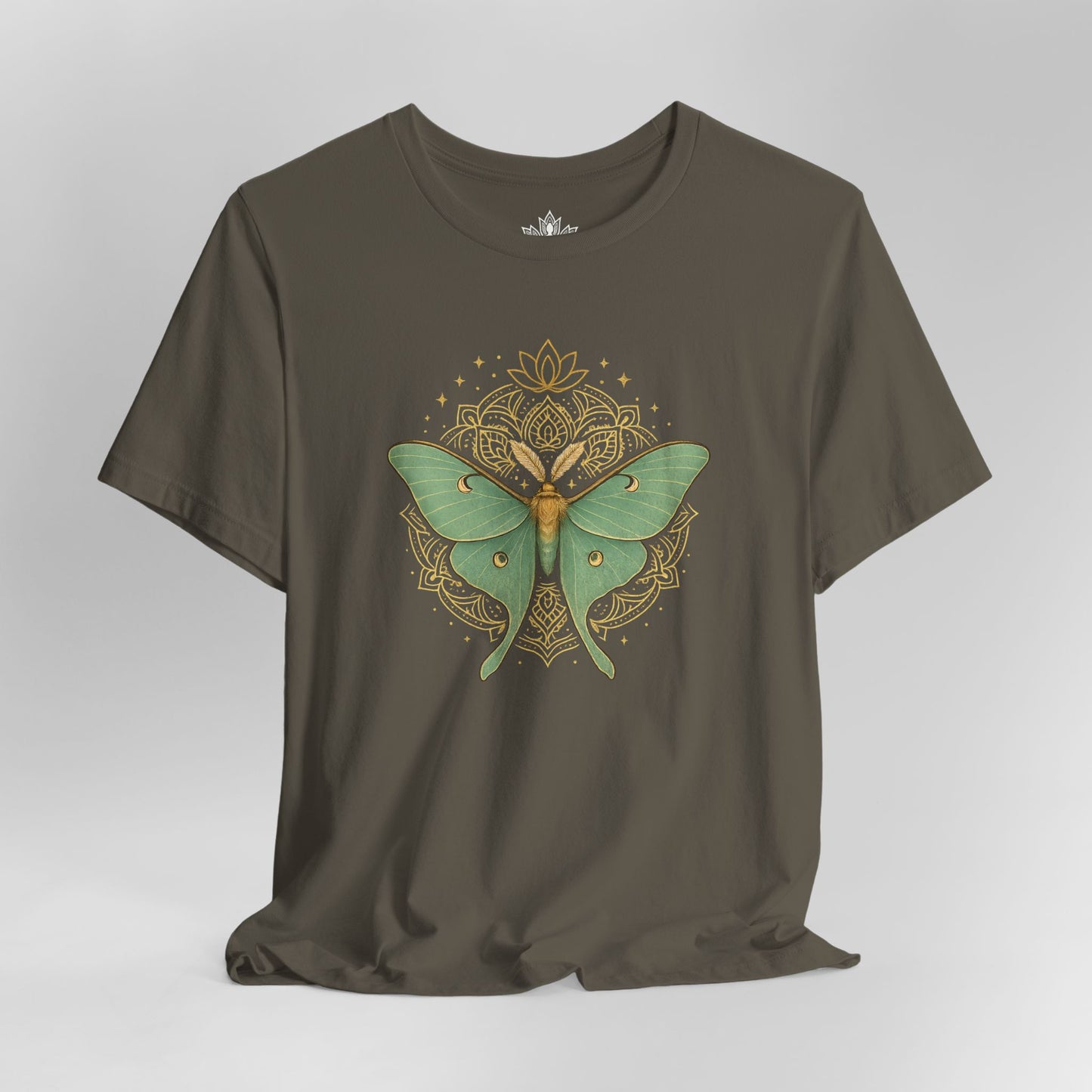 Celestial Moth Mandala - Sacred Lotus Tee