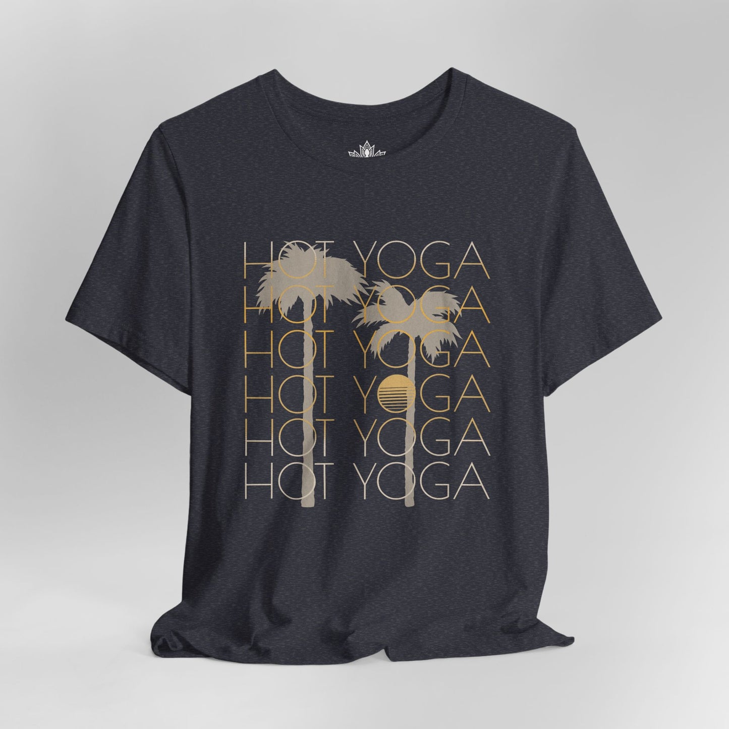 Hot Yoga Vibes - Palm Sunset Tee