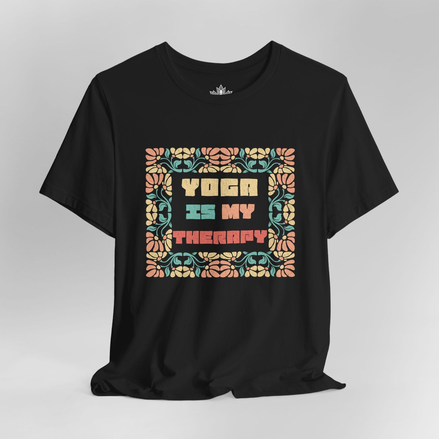 Yoga Is My Therapy – Floral Frame Tee
