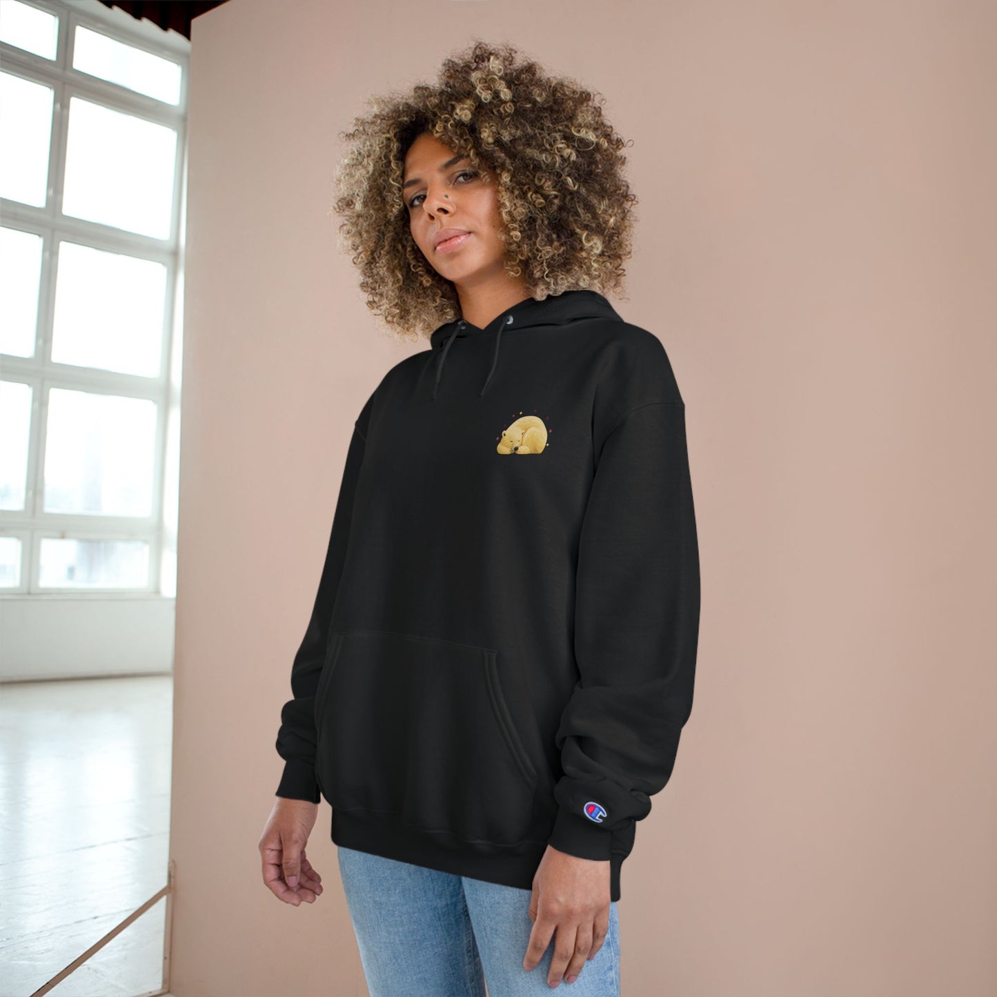 Hoodie Champion – Namastay Cozy (Back Print Edition)