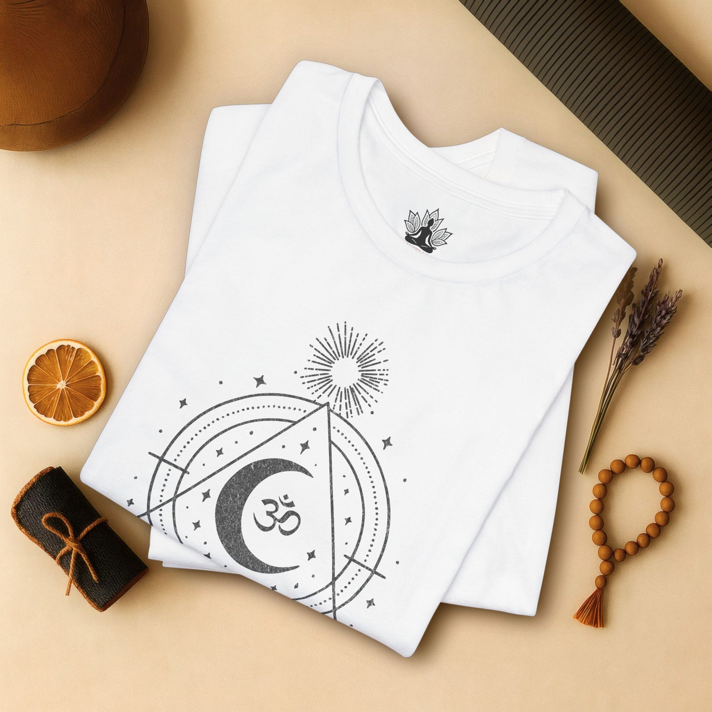 Sacred Moon – Om Geometry Tee