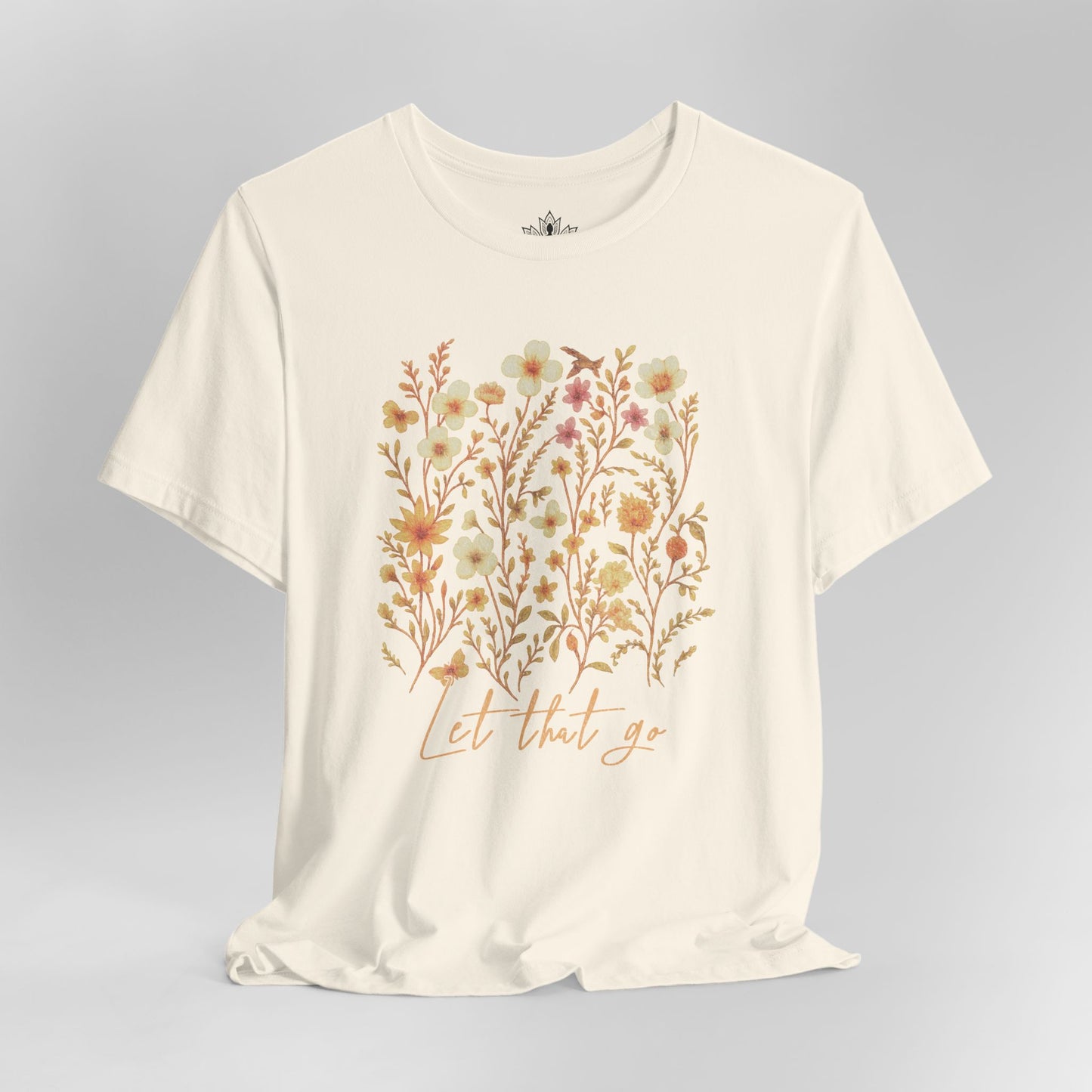 Let That Go – Floral Mindfulness Tee