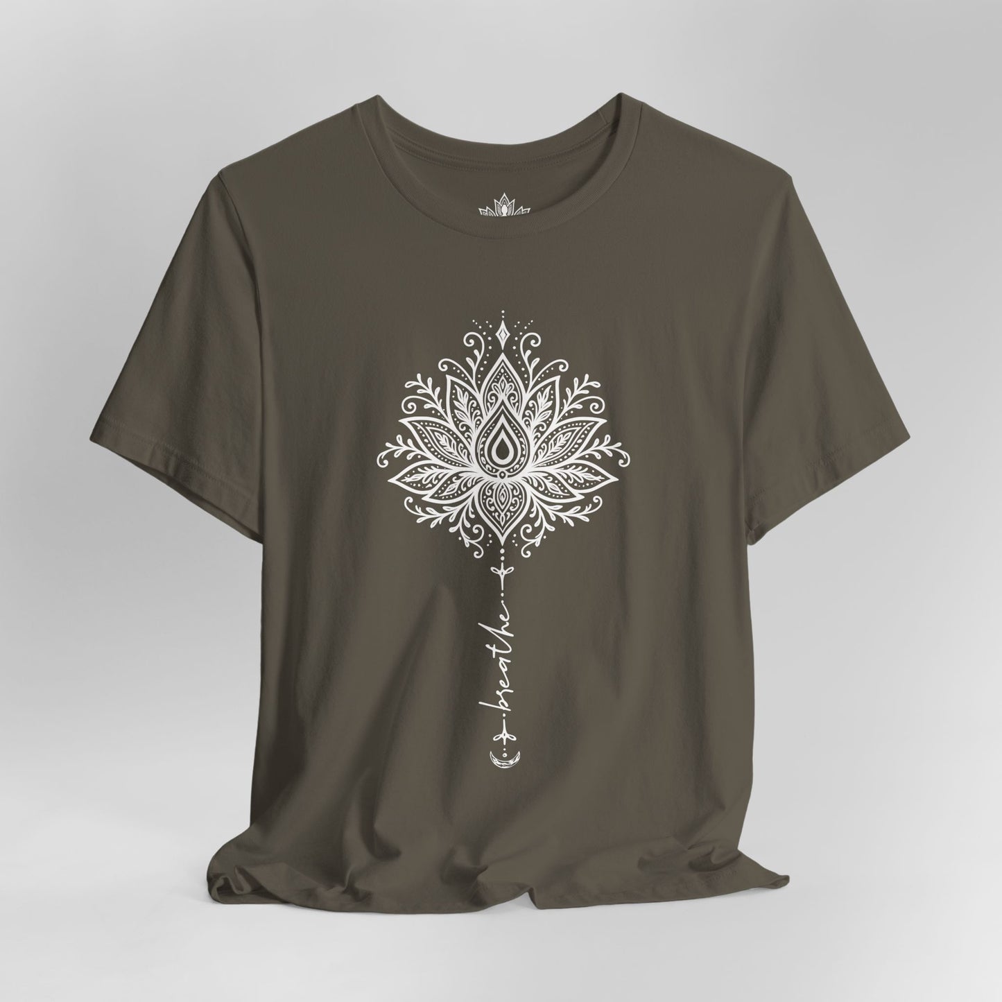 Breathe Lotus Mandala - Mindful Yoga Tee