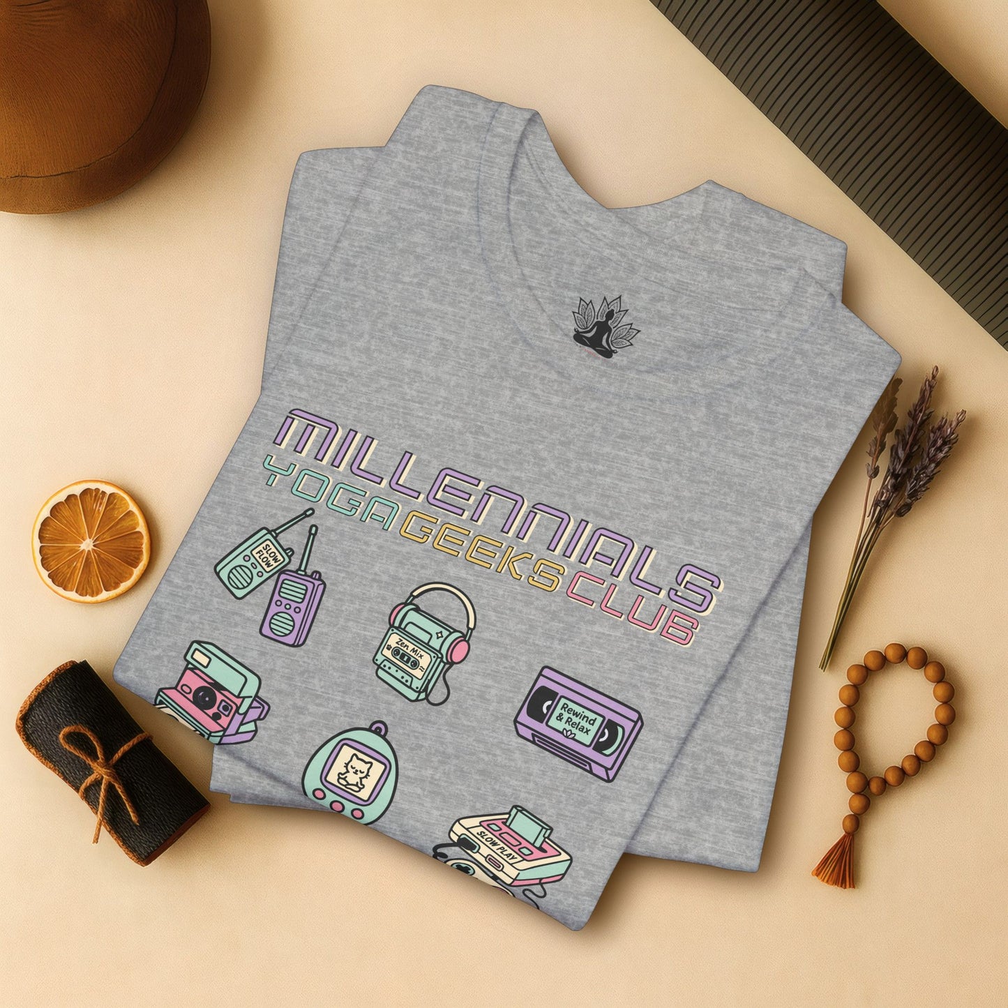 Yoga Geeks – Retro Millennials Tee