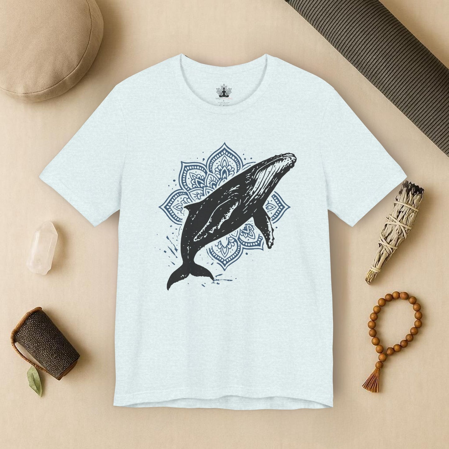 An Ocean Spirit – Humpback Whale Mandala Tee