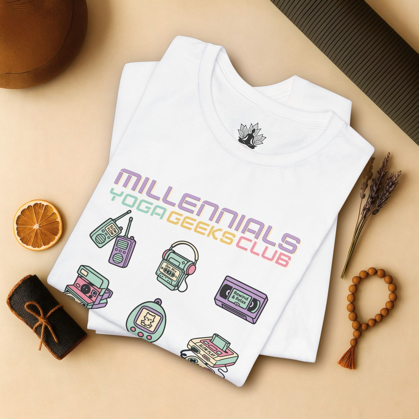 Yoga Geeks – Retro Millennials Tee