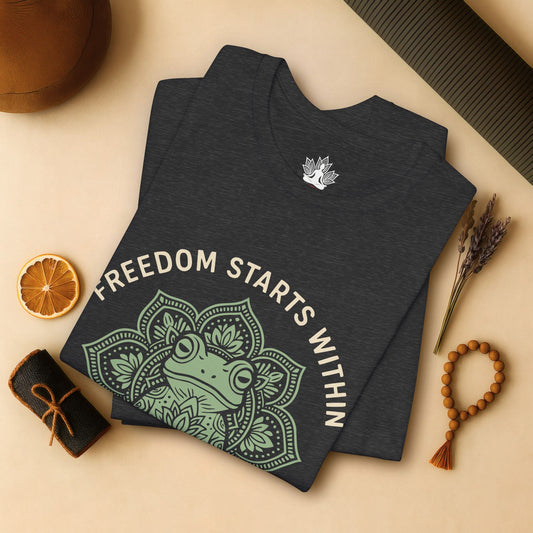 Freedom Frog β Mandala Mindfulness Tee
