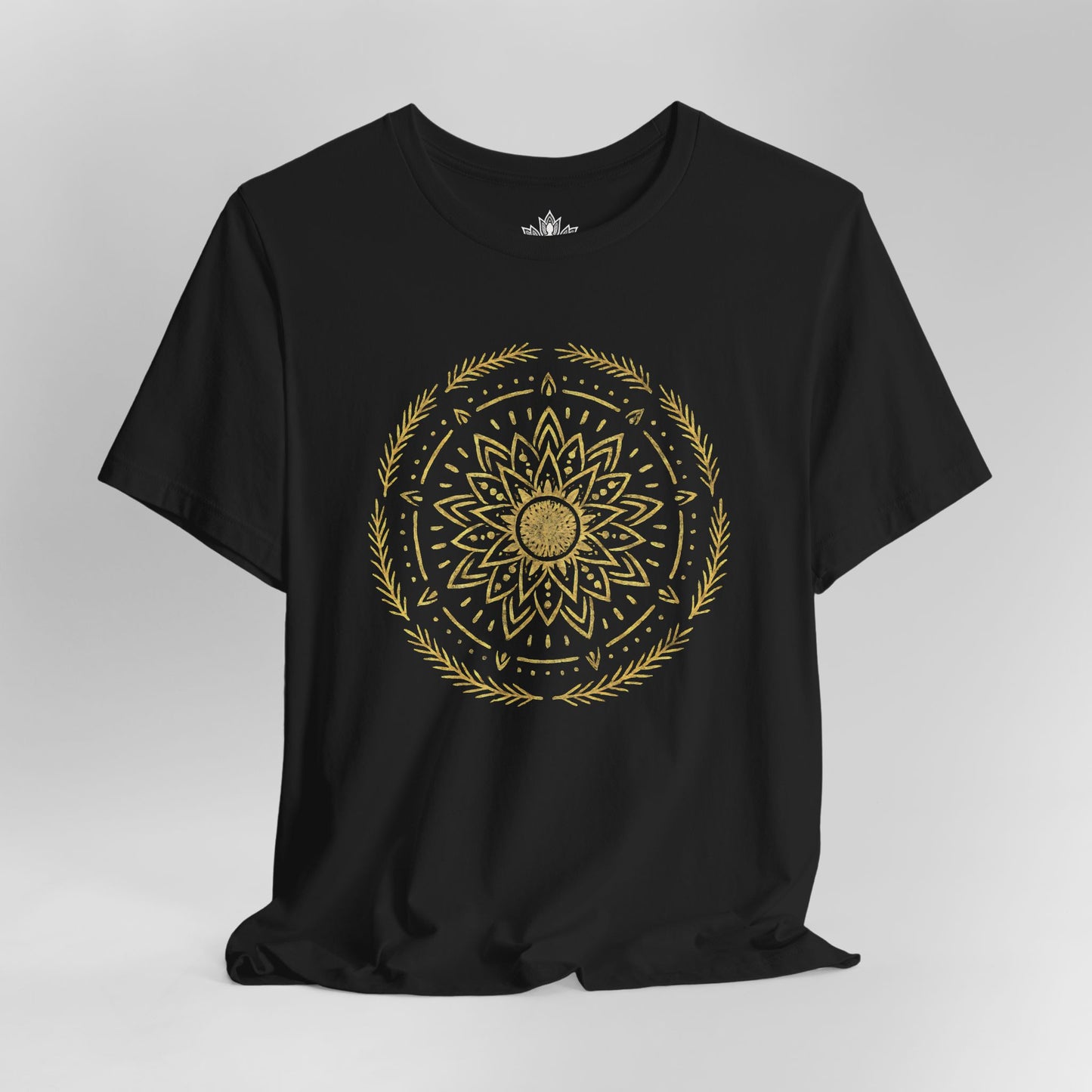 Golden Mandala – Sacred Balance Tee