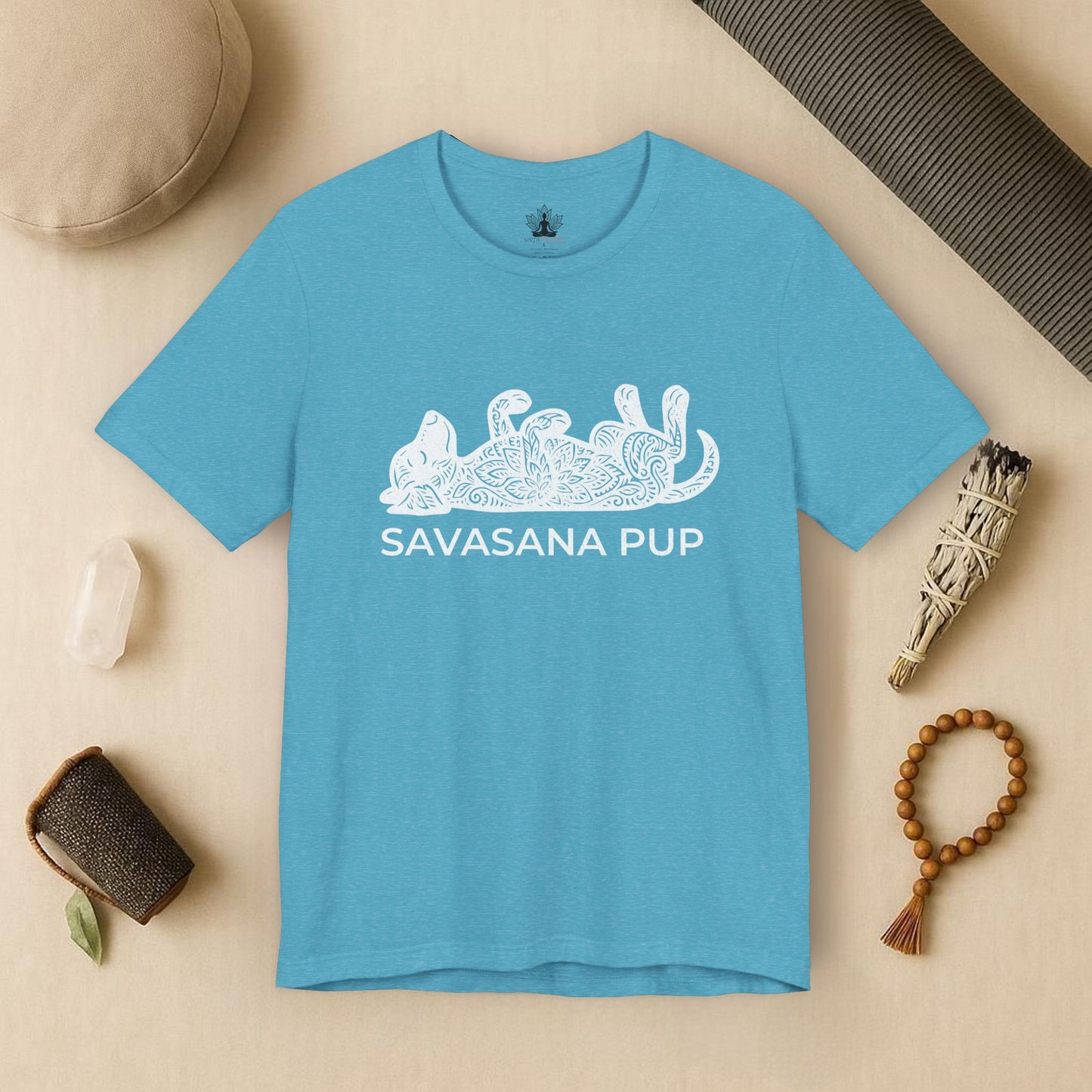Chill Mandala Dog - Savasana Pup Tee