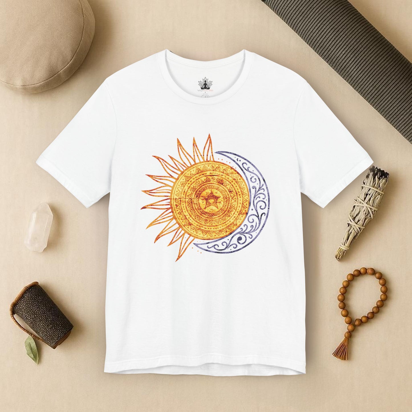 Sun & Moon Yin Yang Yoga Tee