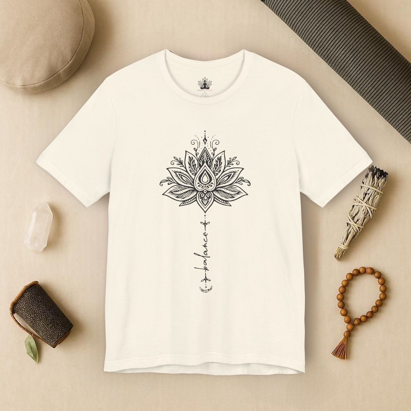 Balance Within – Lotus Yoga Tee