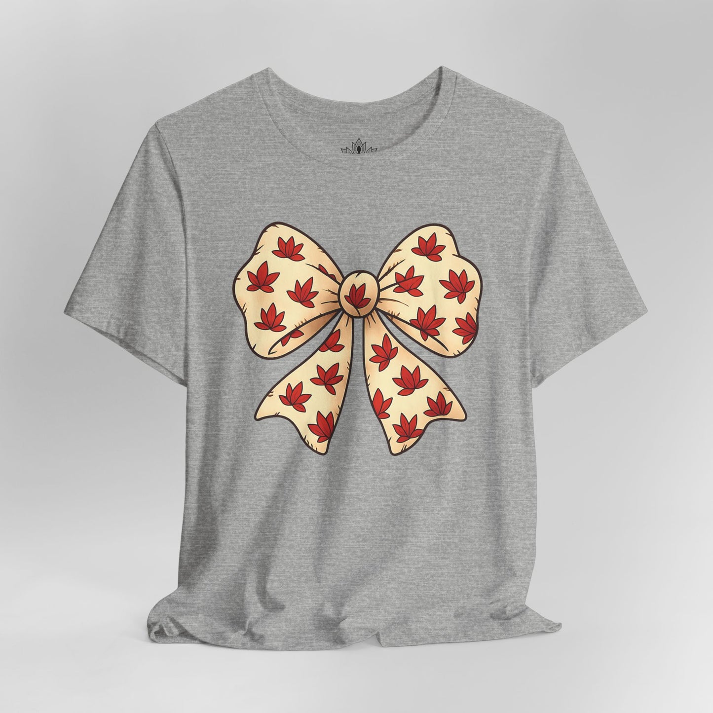 Lotus Cartoon Bow – Cozy Coquette Tee