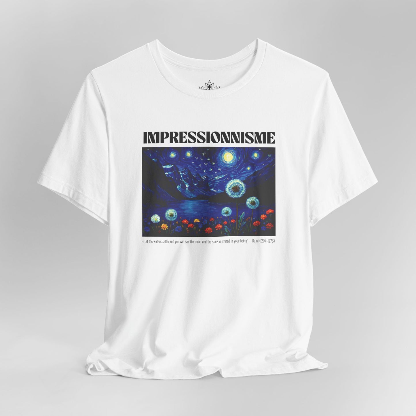 Lake Louise Moon & Mountains – Van Gogh Inspired Tee