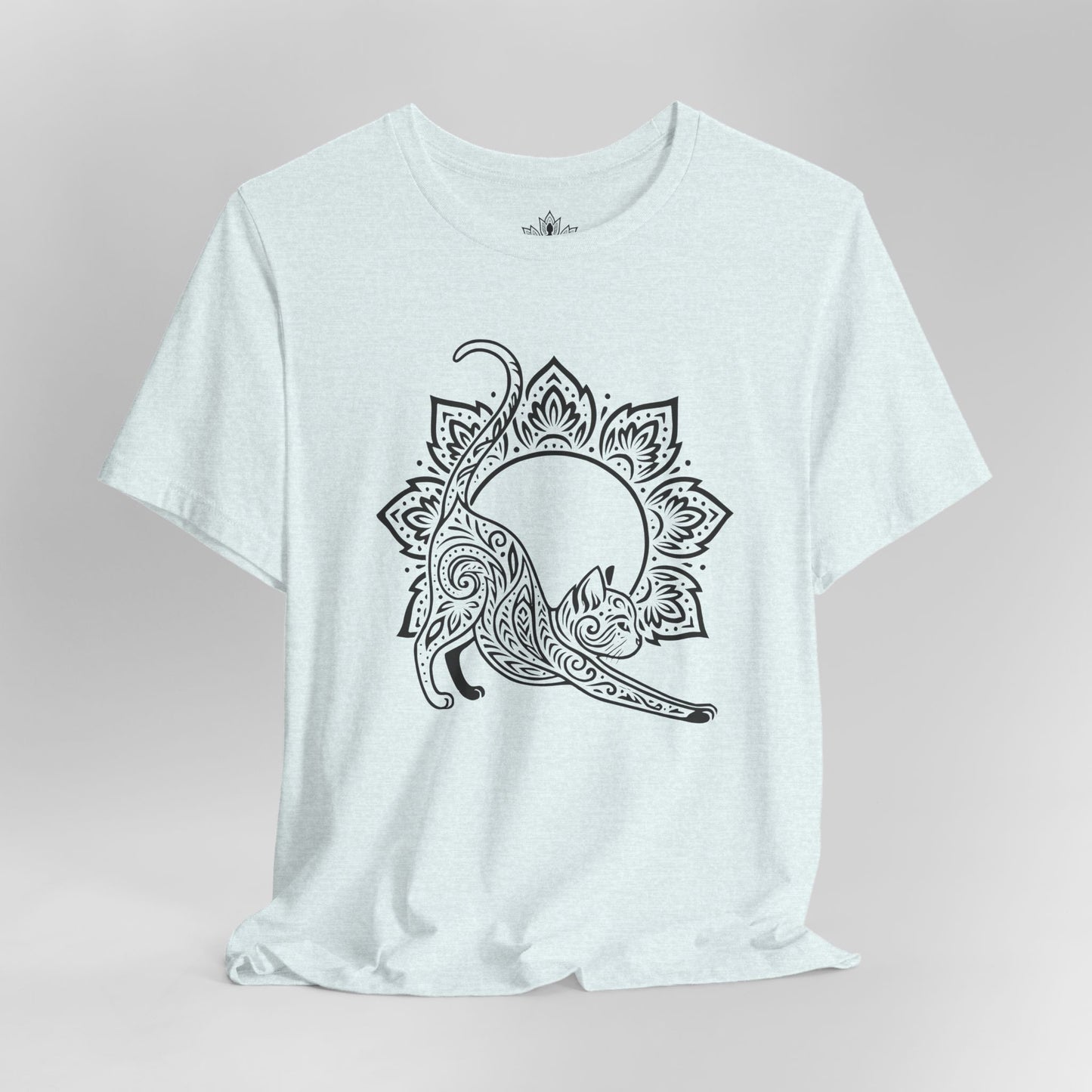 Cat & Mandala - Spiritual Boho Tee