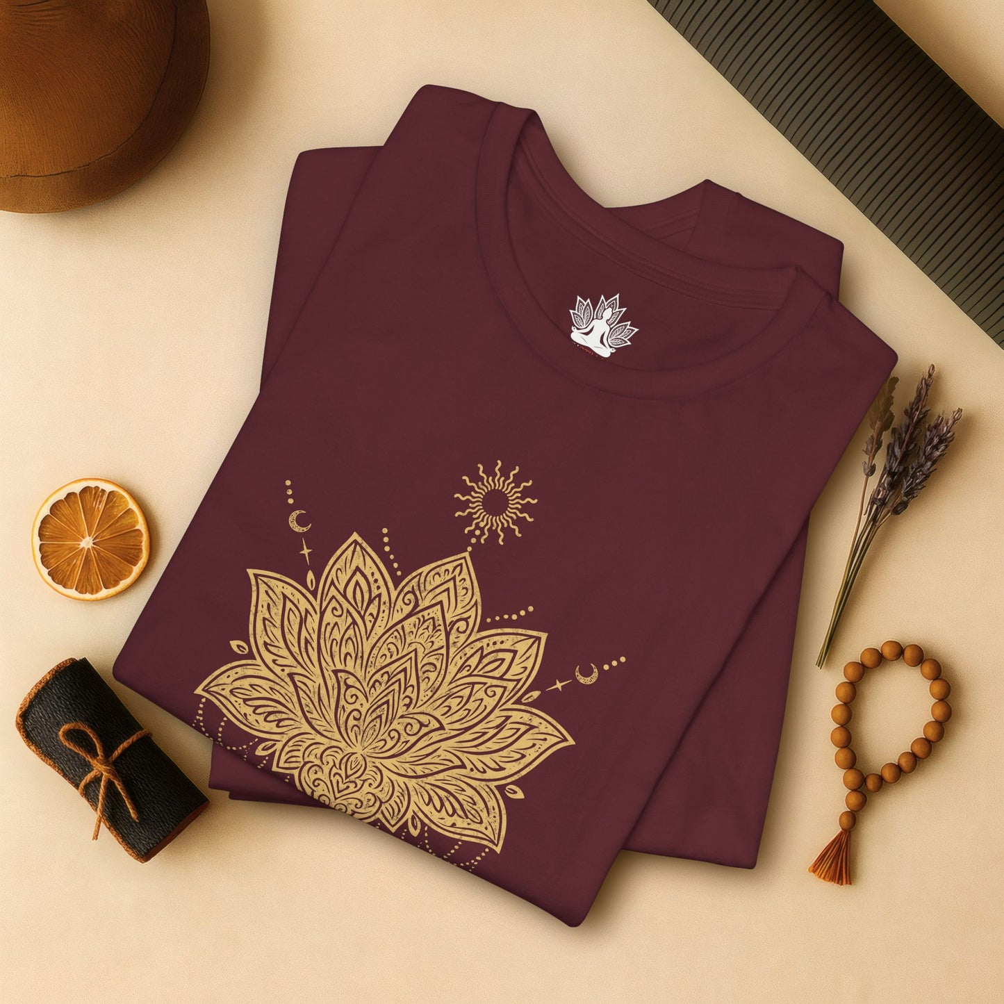 Celestial Lotus – Mystic Yoga Tee