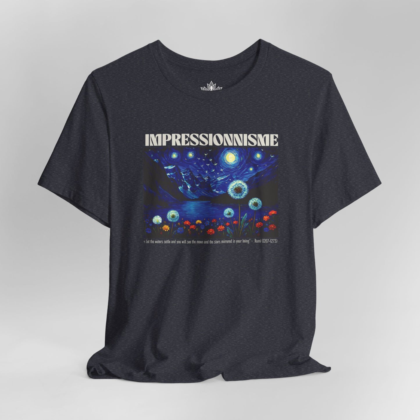 Lake Louise Moon & Mountains – Van Gogh Inspired Tee