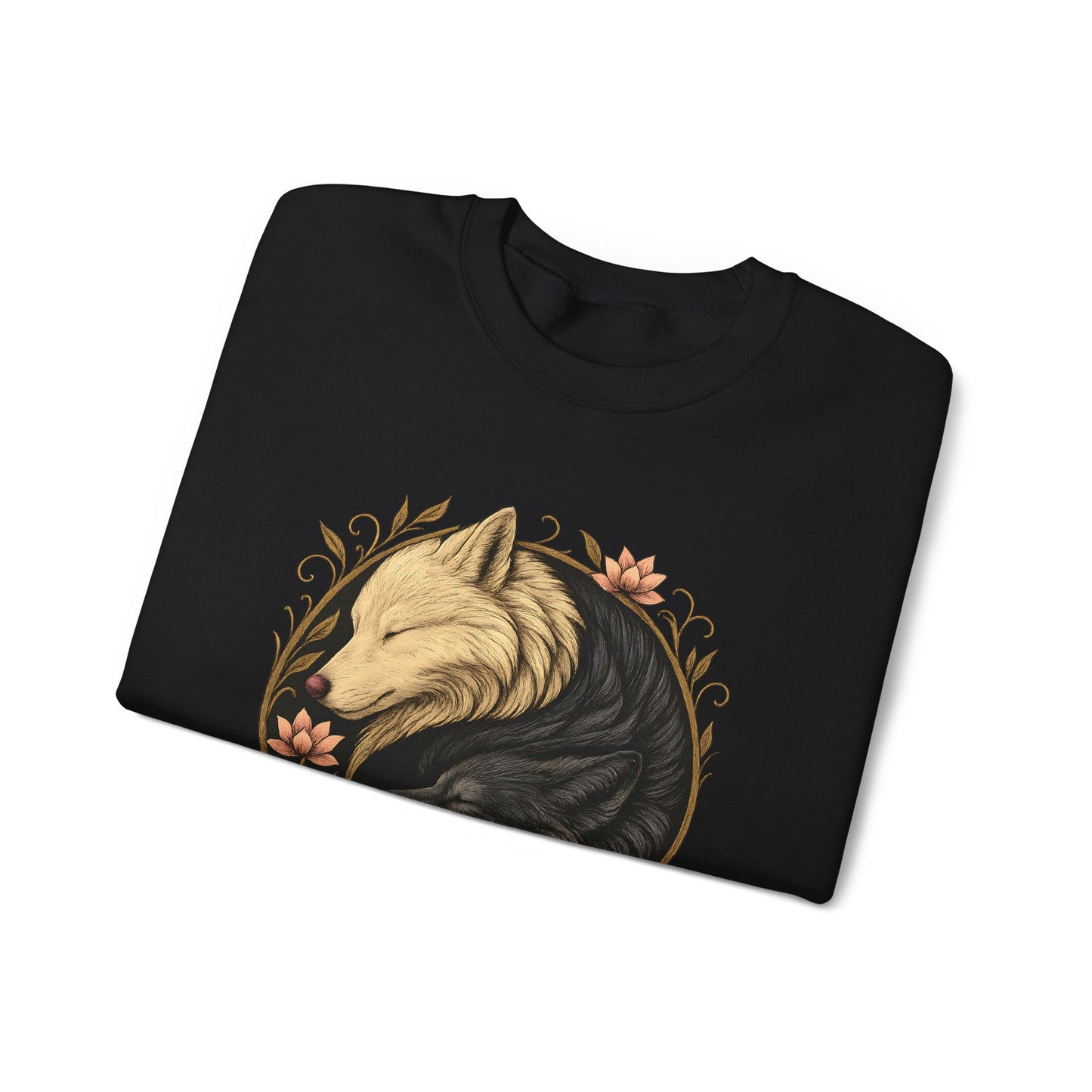 Yin Yang Wolves - Spiritual Balance Sweatshirt