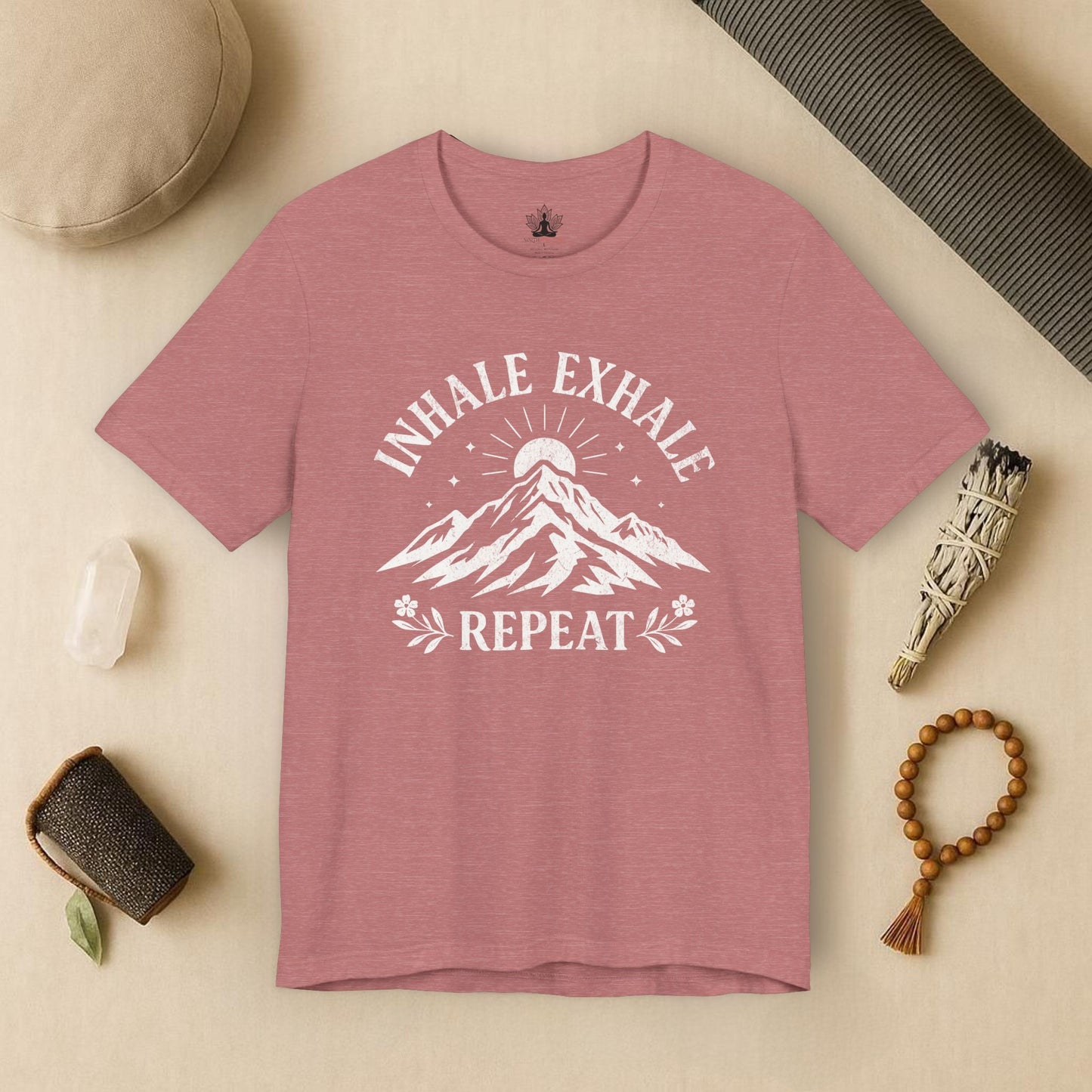 Inhale Exhale Repeat - Mountain Peace Tee
