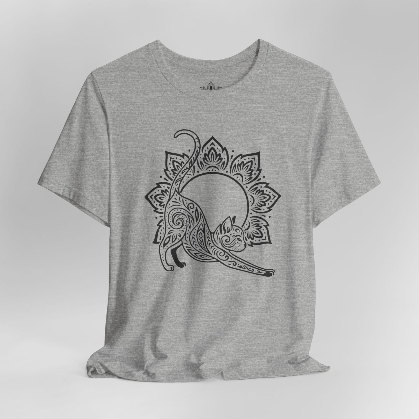 Cat & Mandala - Spiritual Boho Tee